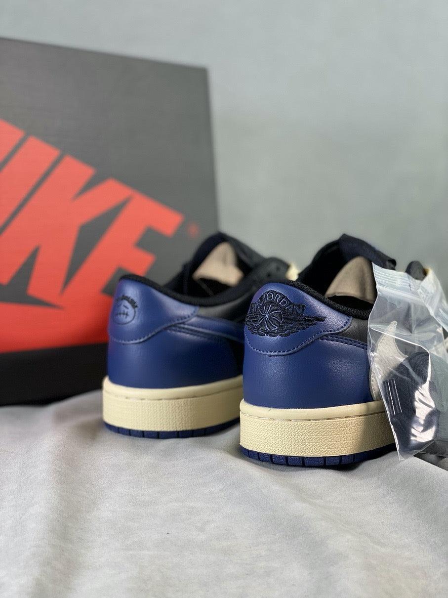 Custom Travis Scott x Fragment x Air Jordan 1 Low DM7866-001 - sneakerhypesusa