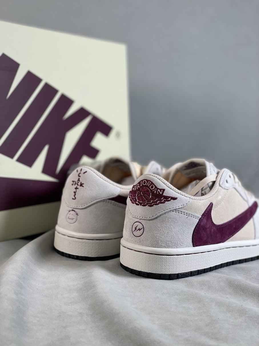 Custom Travis Scott x Fragment x Air Jordan 1 Low OG DM7866-888