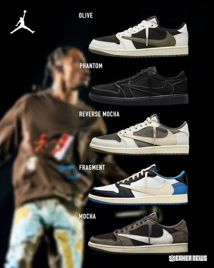 Custom Fragment x Travis Scott x Air Jordan 1 Low DM7866 140