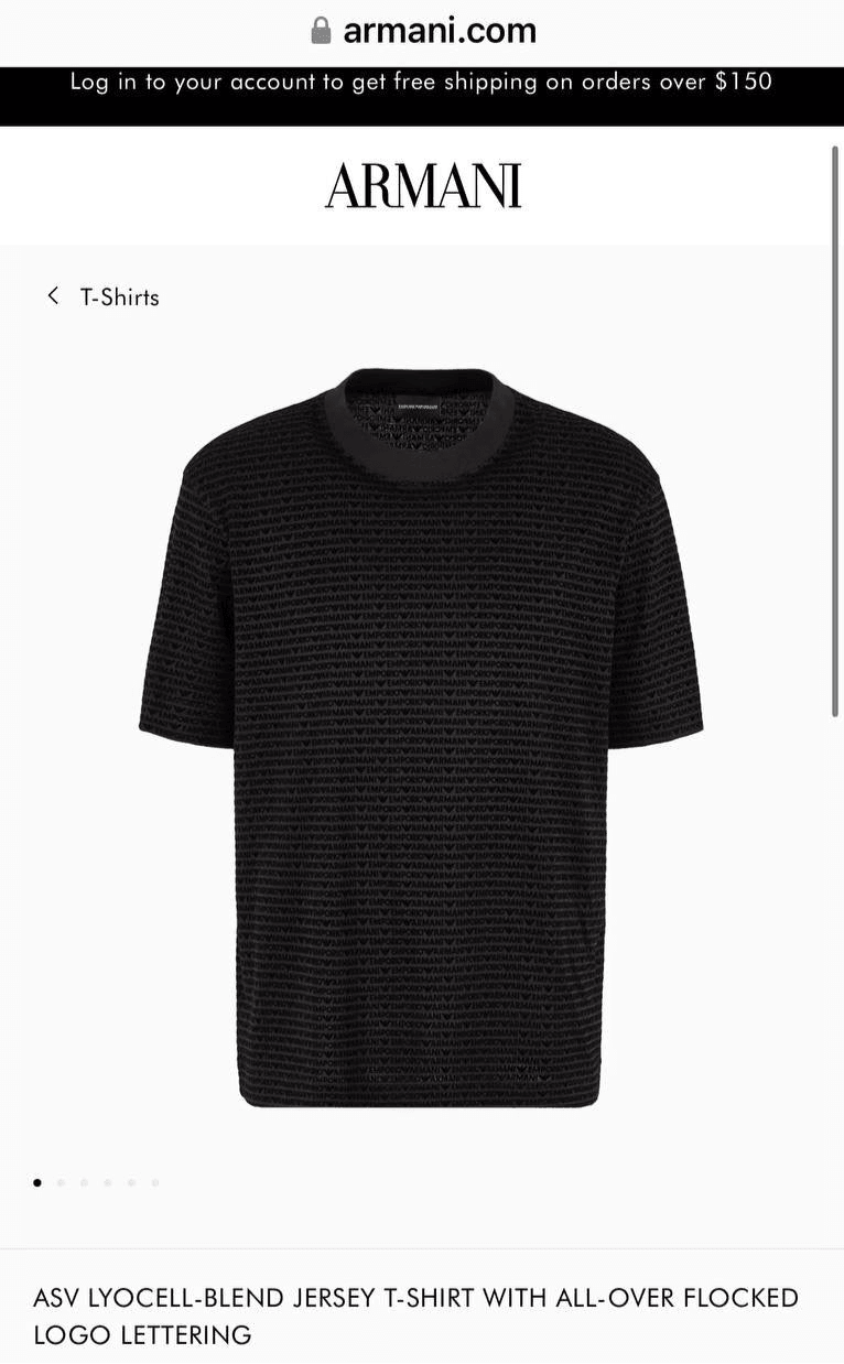 Tntwear® - Emporio Armani T-Shirt 001