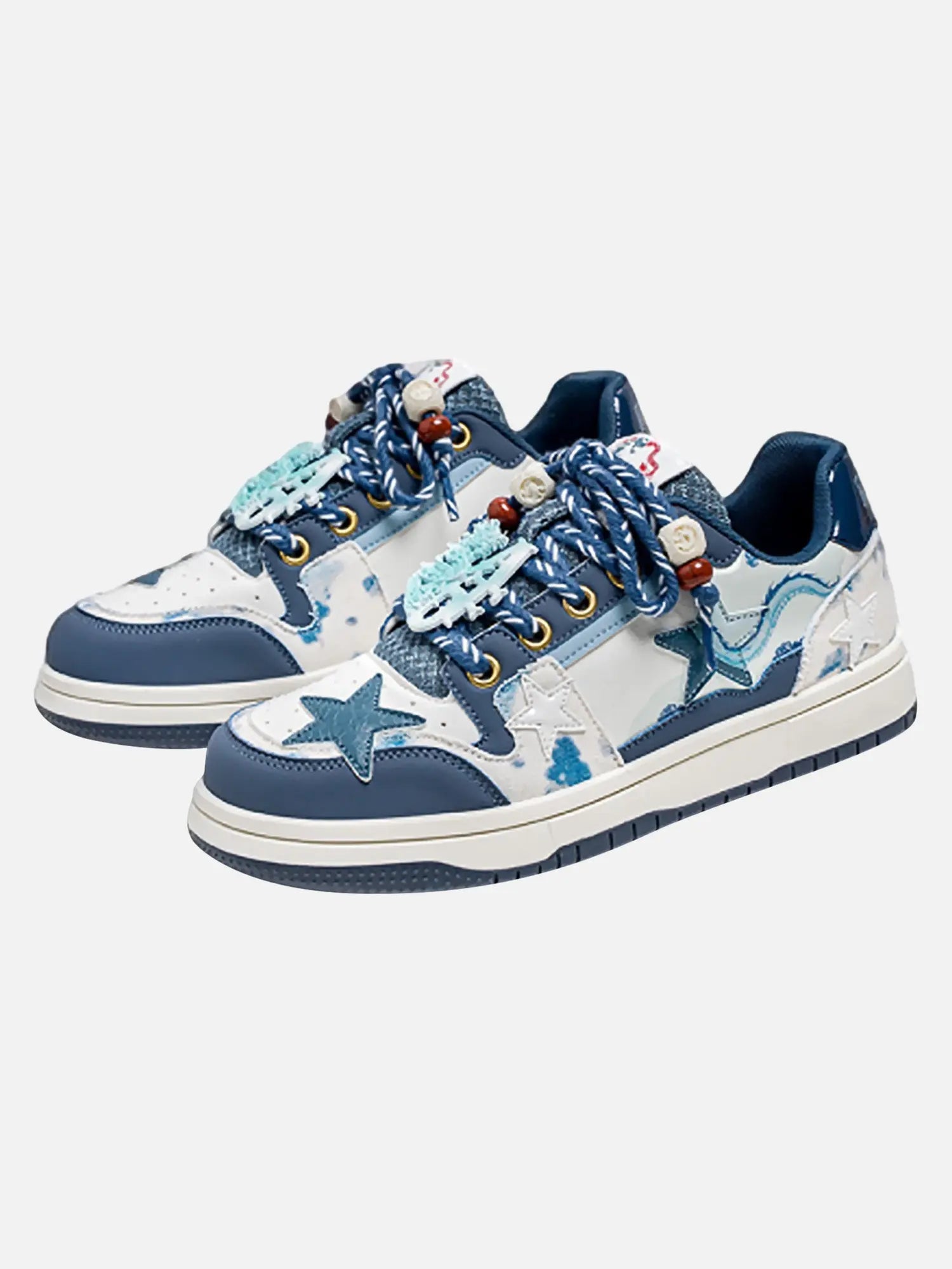 Dragon Limited Blue Star Retro Casual Sneakers SP240402UAFG