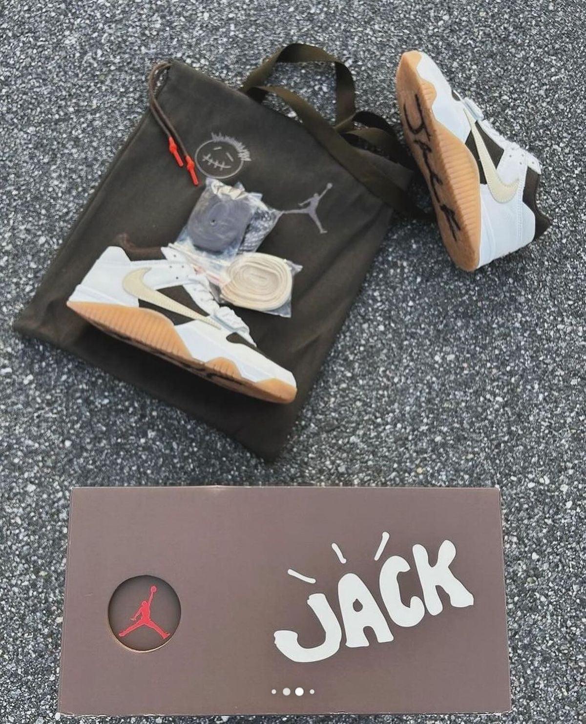 Custom Travis Scott x Air Jordan Executive The Check sneakerland