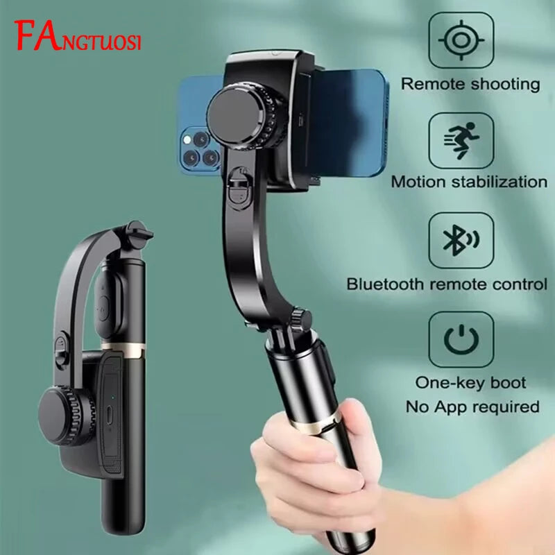 Mobile Video Stabilizer Bluetooth Selfie Stick Tripod