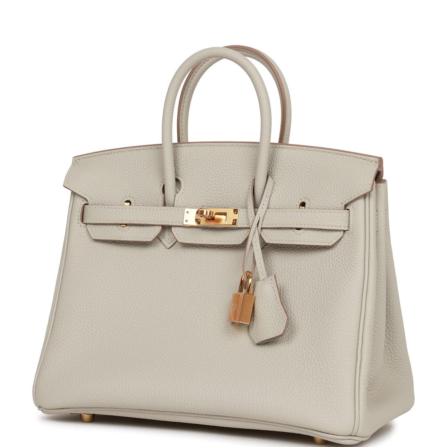 Birkin 25 Gris Perle Togo Gold Hardware - sneakerlandnet