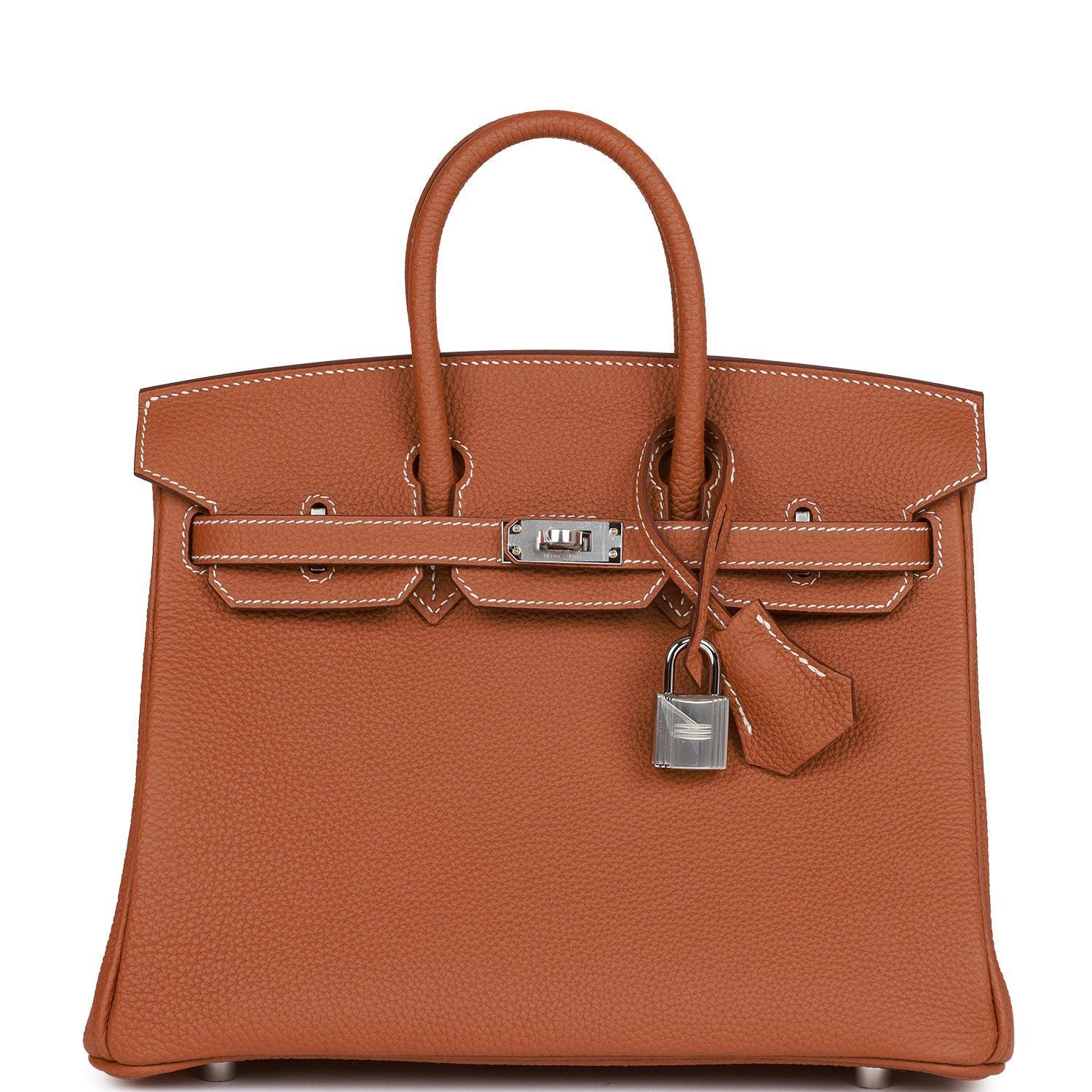 Birkin 25 Gold Togo Palladium Hardware - sneakerlandnet