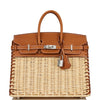 Picnic Sellier Birkin 25 Barenia Palladium Hardware Kilta bags