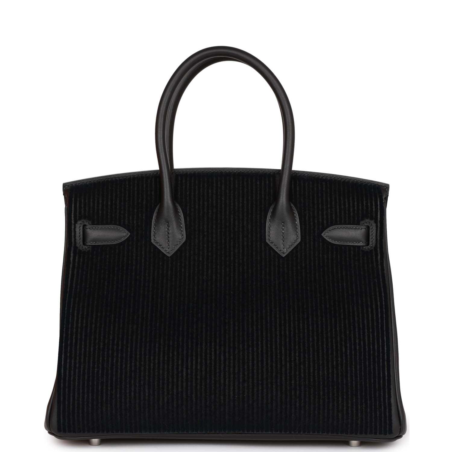 Birkin 30 Cote-a-Cote Tuffetage and Black Swift Palladium Hardware Kilta bags