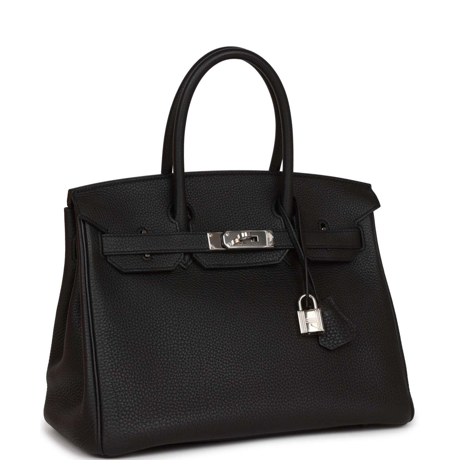 Birkin 30 Black Togo Palladium Hardware Kilta bags