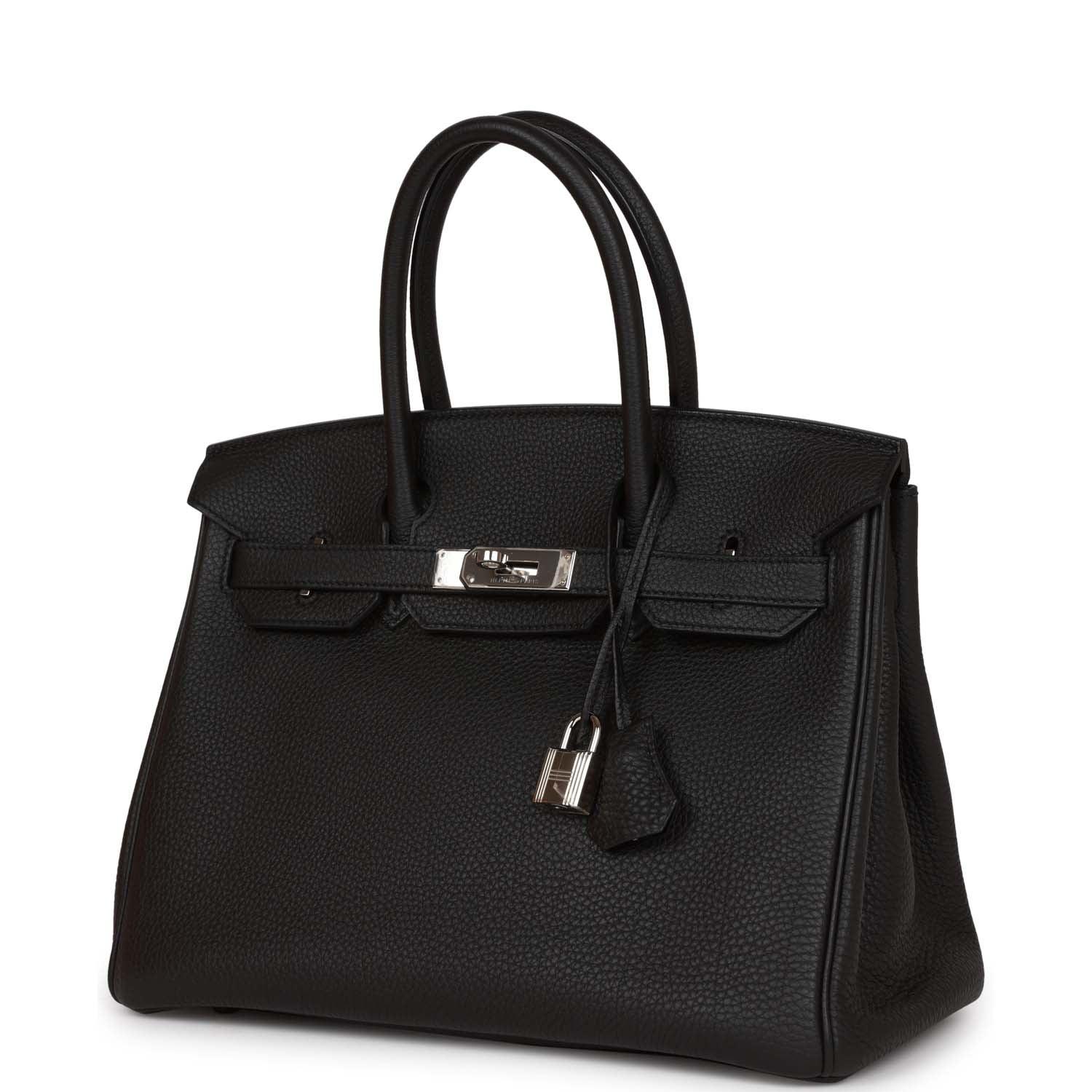 Birkin 30 Black Togo Palladium Hardware Kilta bags