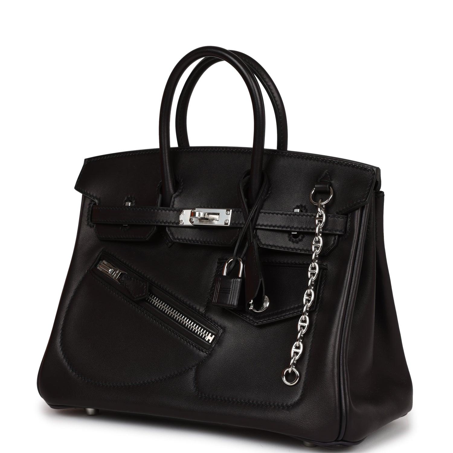 Limited Edition Birkin Rock 25 Black Volupto Palladium Hardware Kilta bags