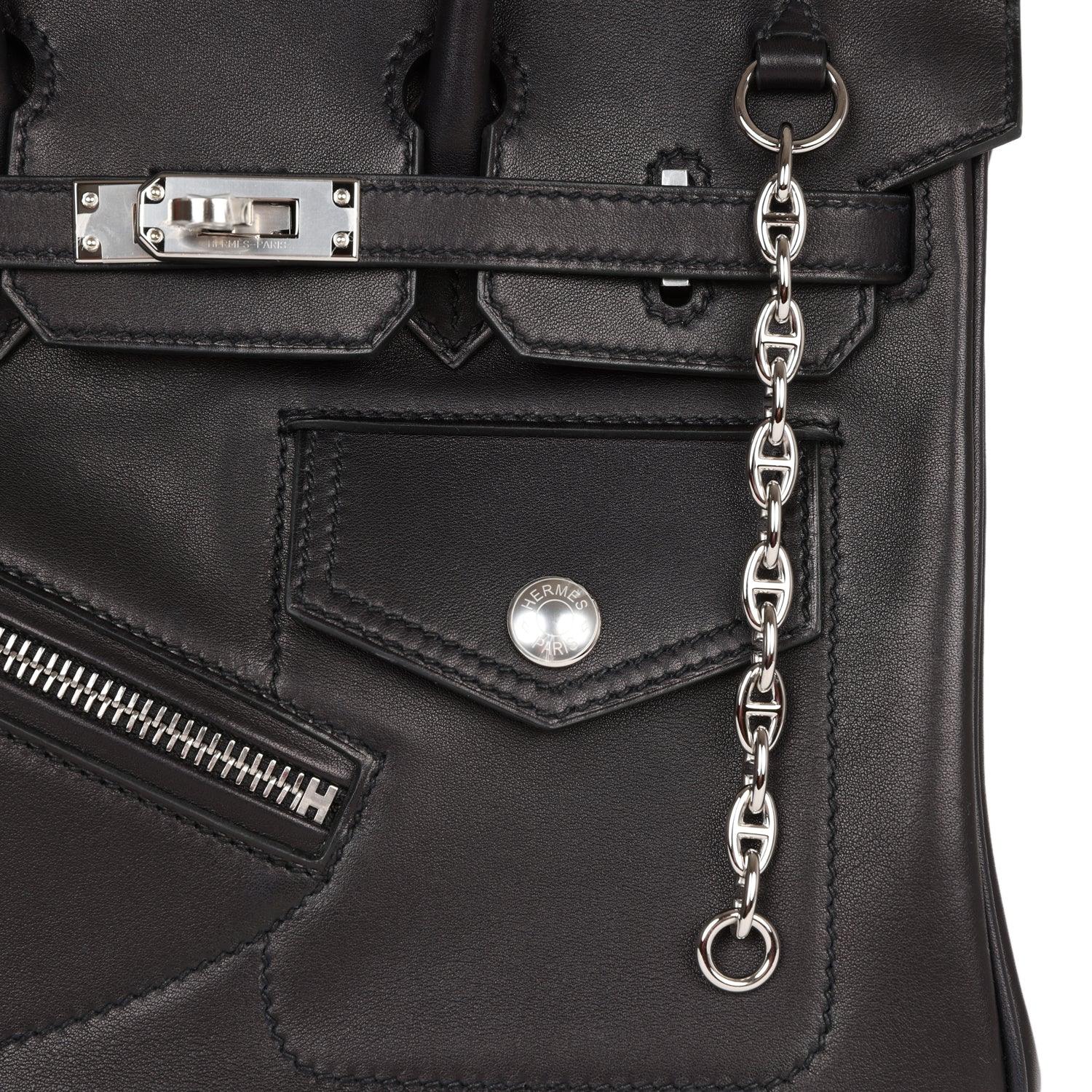 Limited Edition Birkin Rock 25 Black Volupto Palladium Hardware Kilta bags