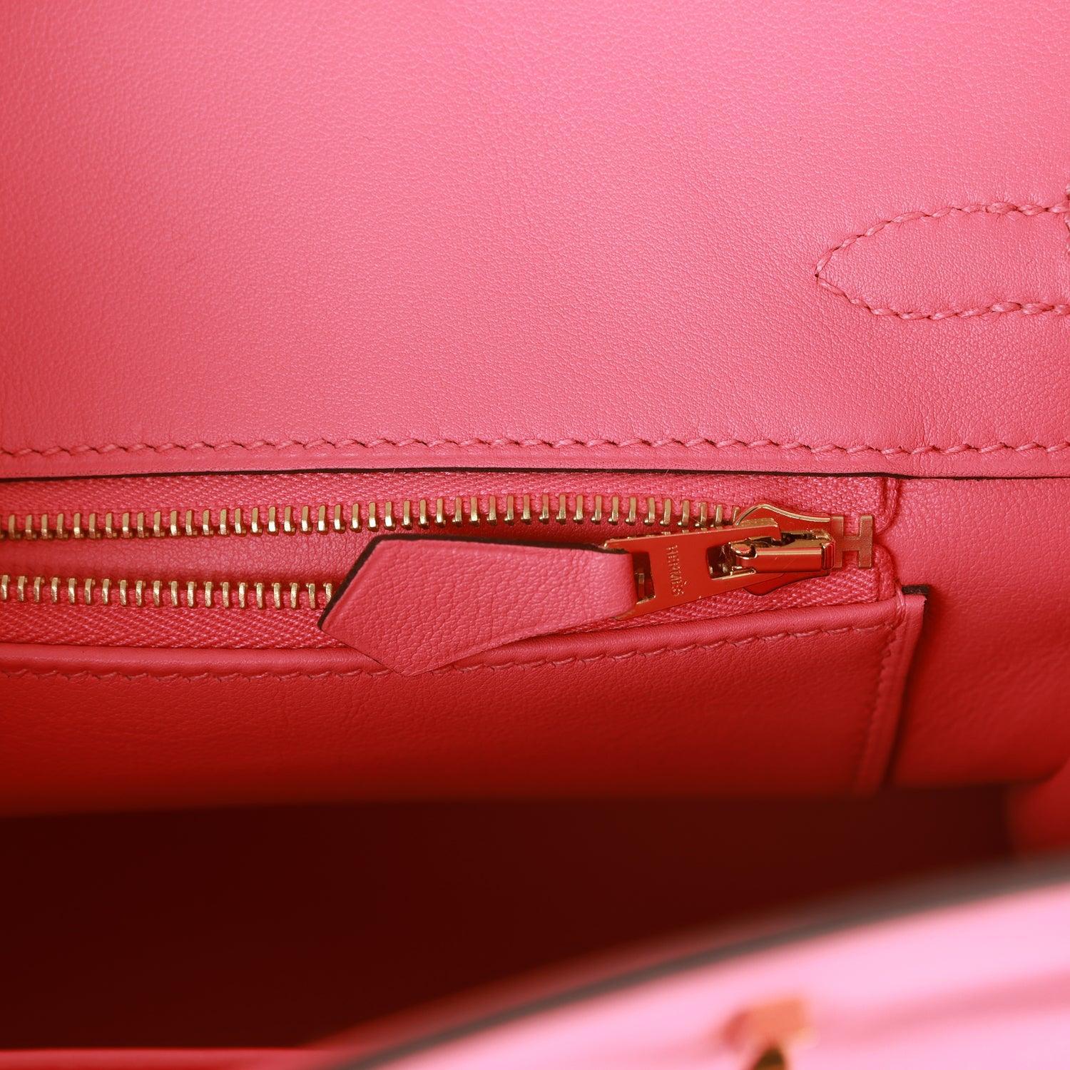 Birkin 25 Rose Azalee Swift Gold Hardware Kilta bags