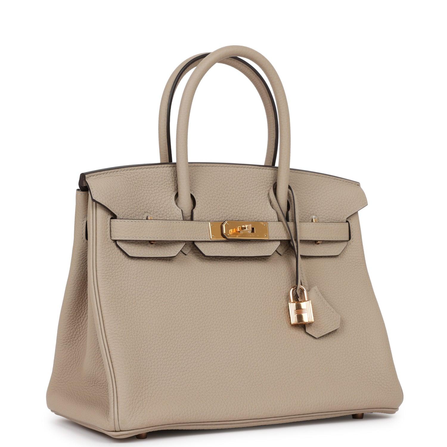 Birkin 30 Gris Tourterelle Togo Rose Gold Hardware Kilta bags