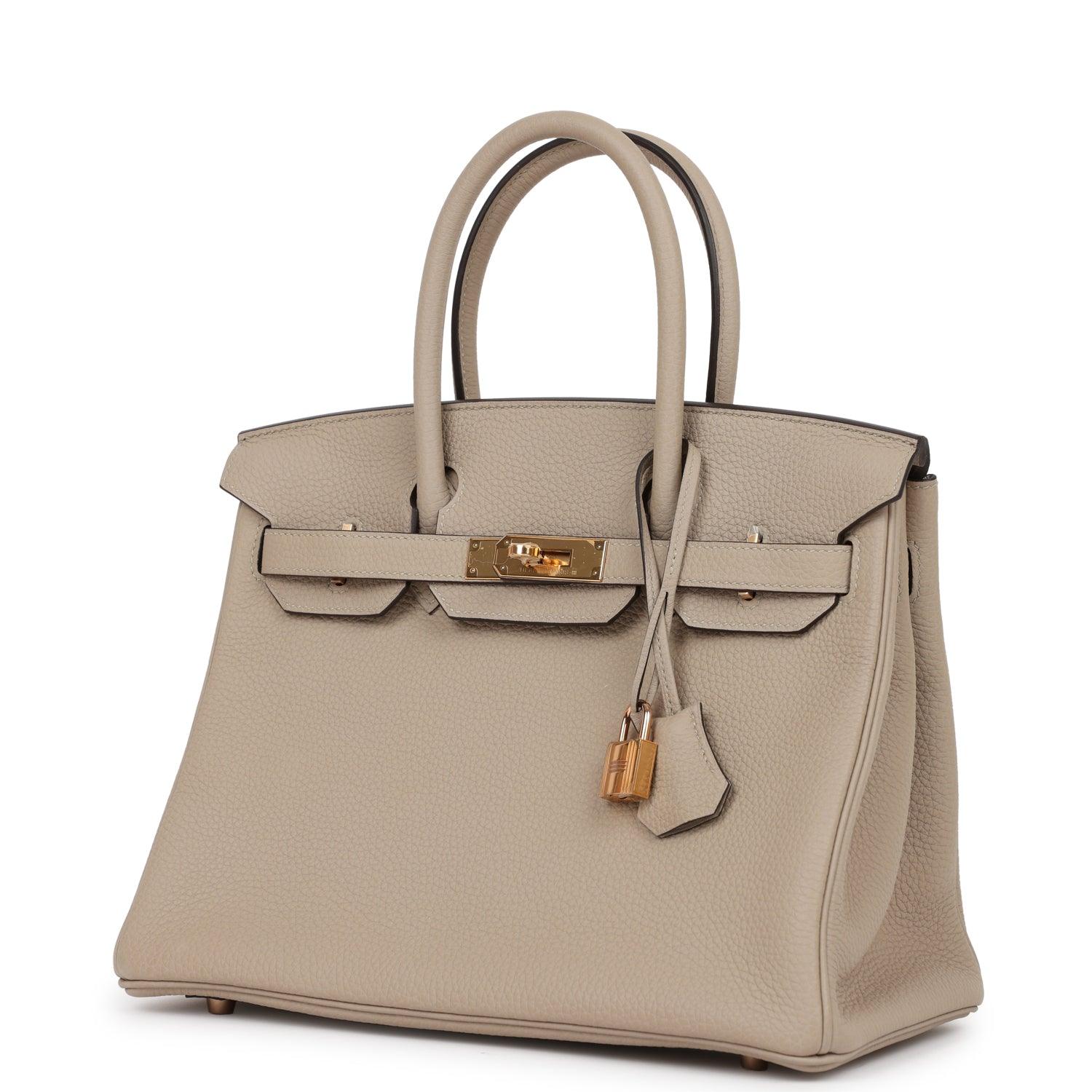 Birkin 30 Gris Tourterelle Togo Rose Gold Hardware Kilta bags