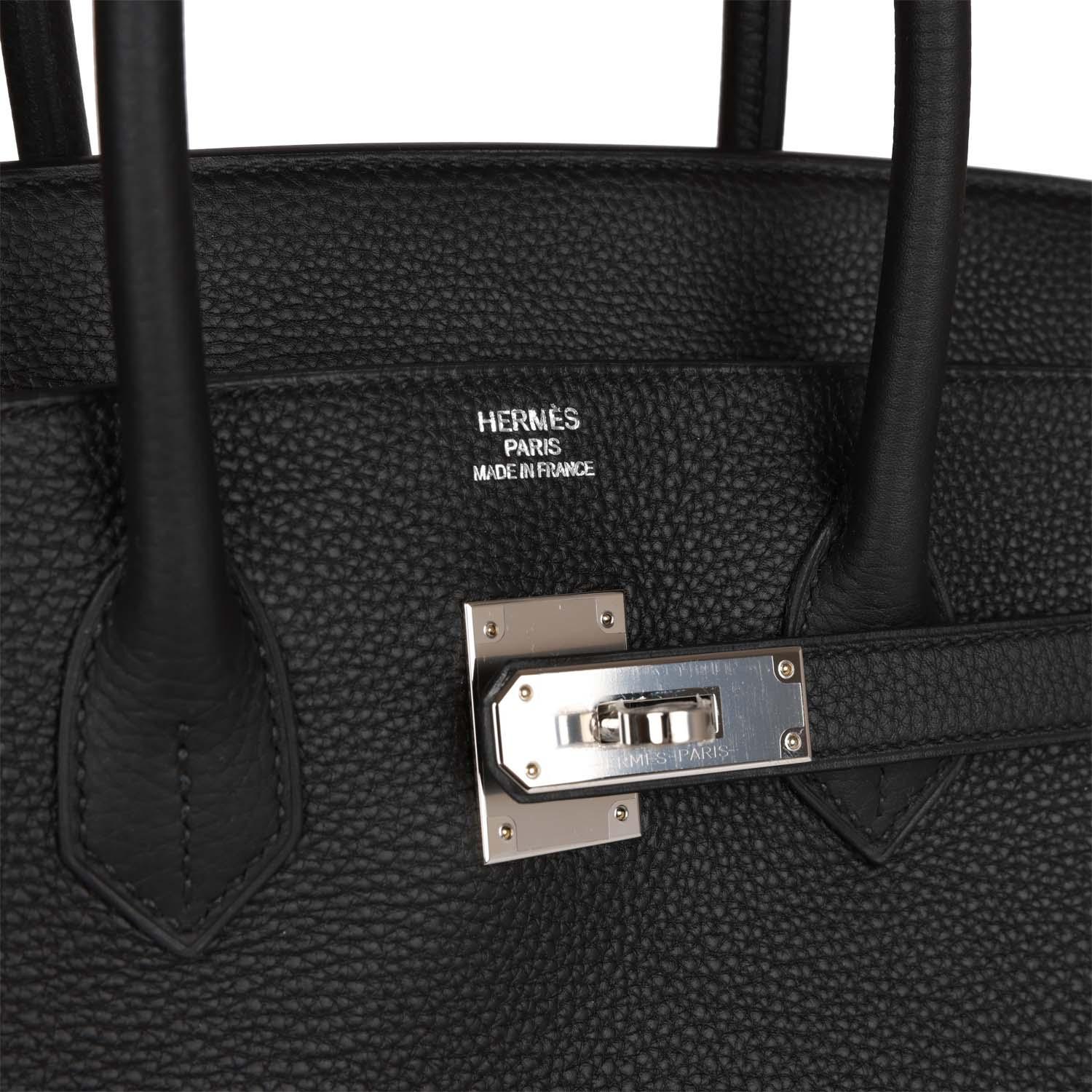 Birkin 35 Black Togo Palladium Hardware Kilta bags