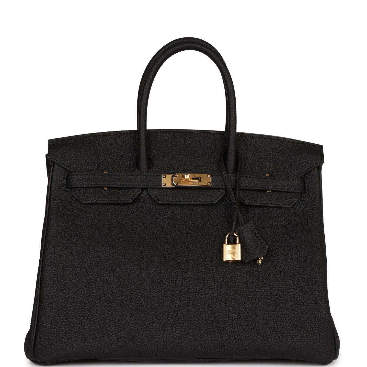 Birkin 35 Black Togo Gold Hardware Kilta bags