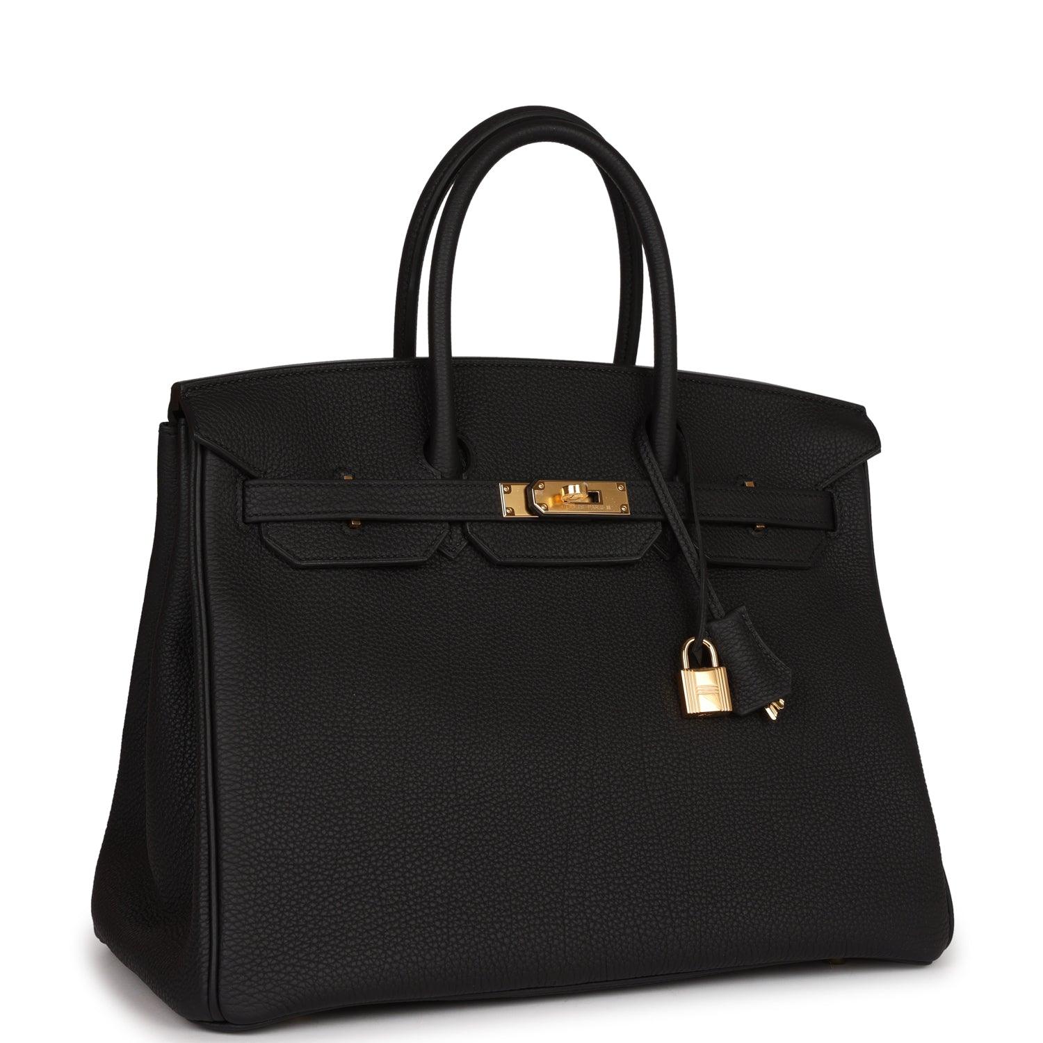 Birkin 35 Black Togo Gold Hardware Kilta bags