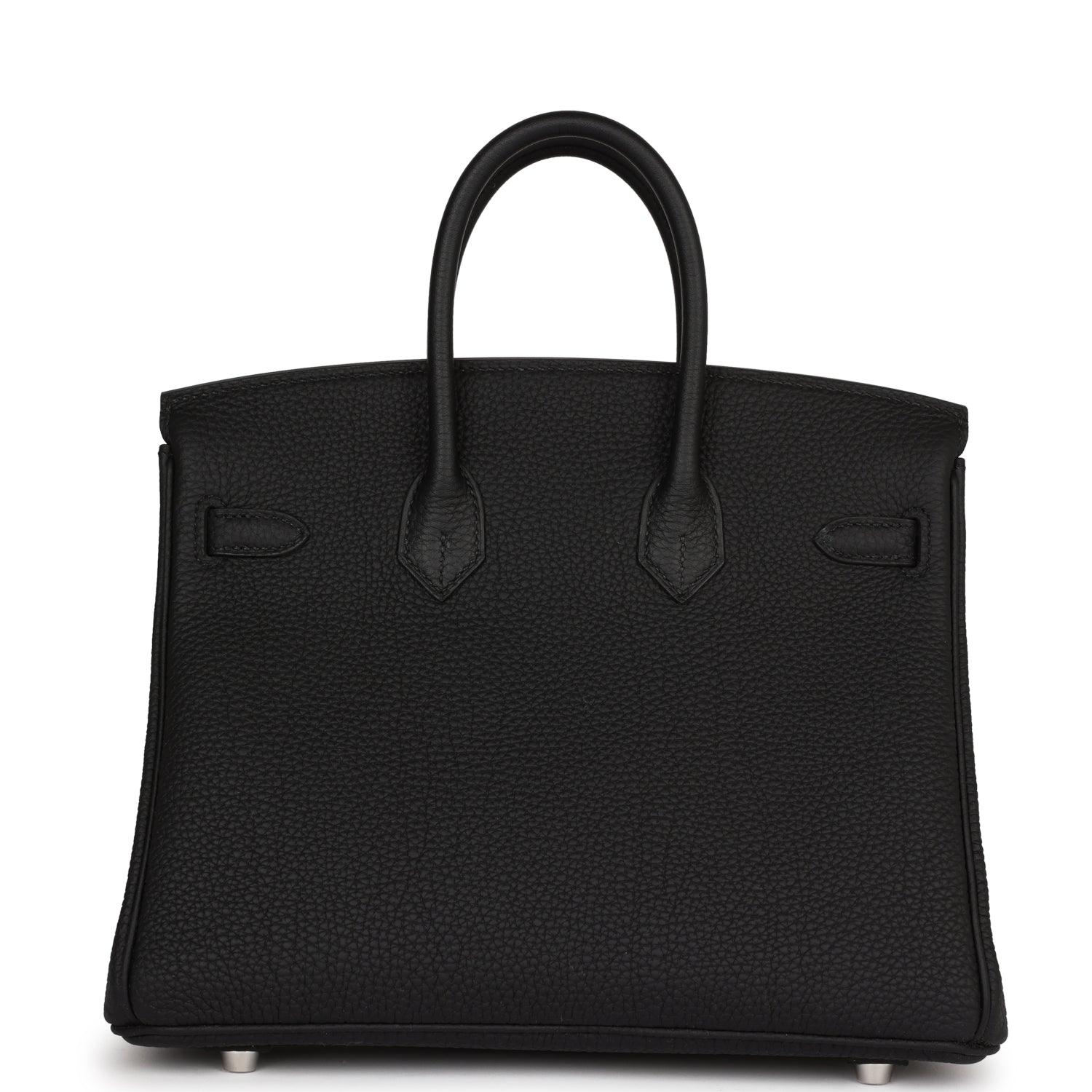 Birkin 25 Black Togo Palladium Hardware Kilta bags