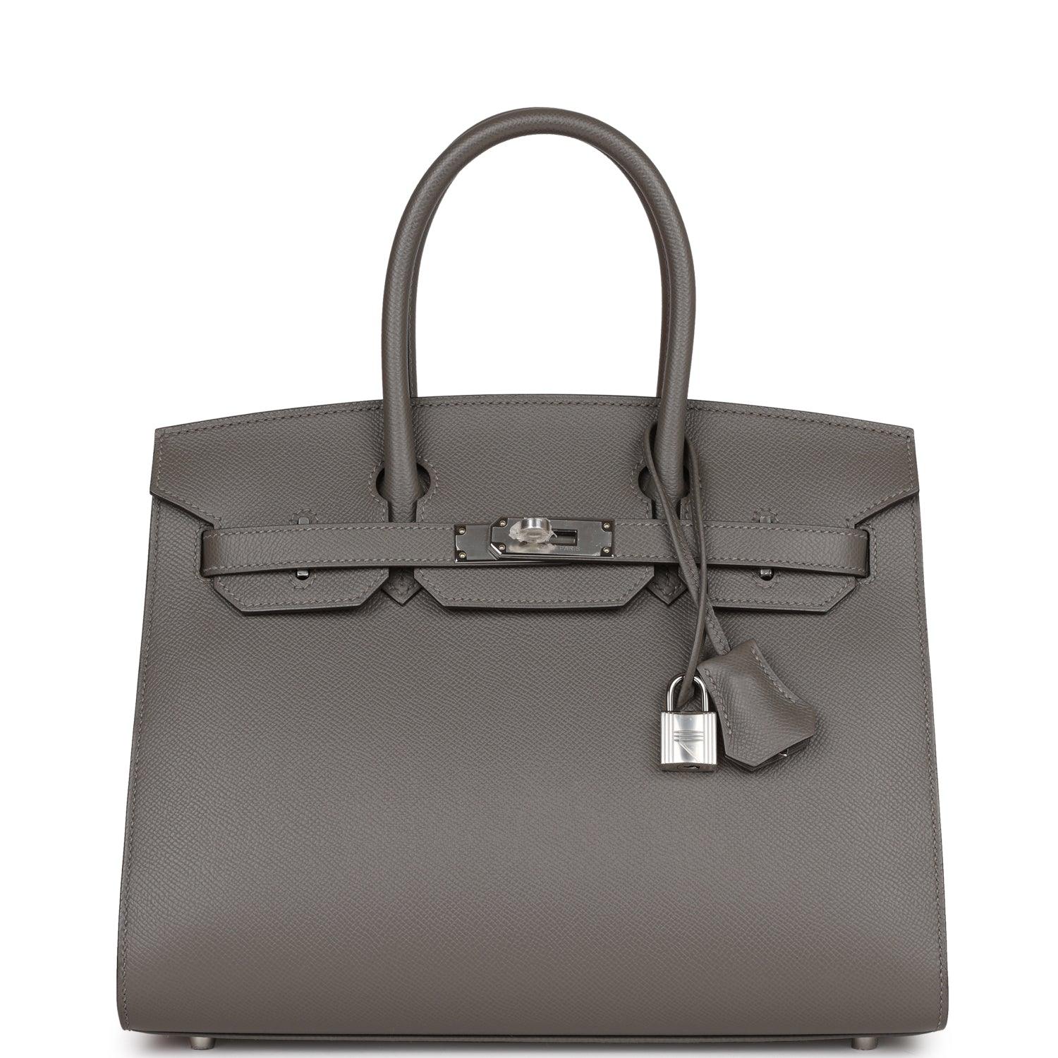 Birkin Sellier 30 Gris Meyer Epsom Palladium Hardware Kilta bags