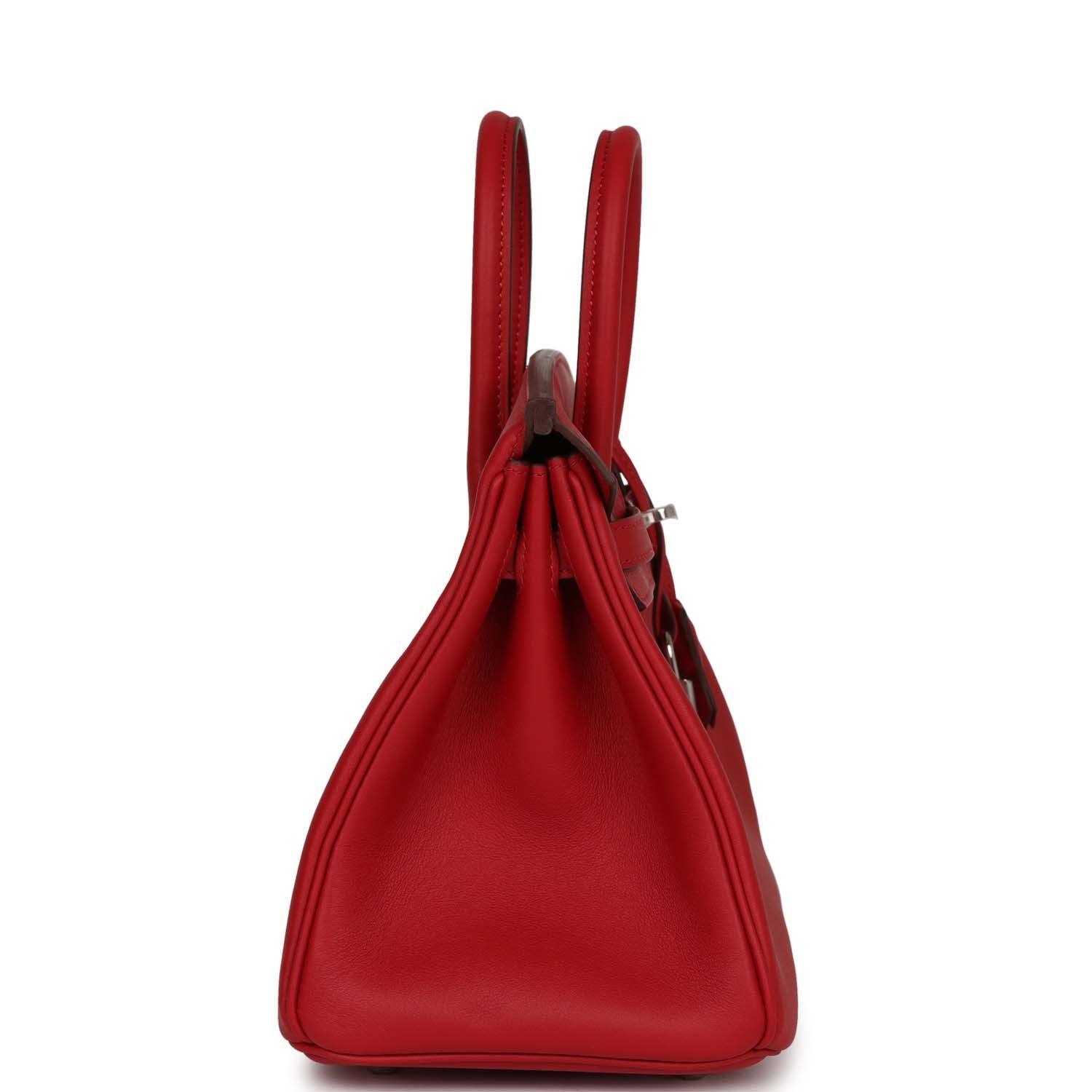 Birkin 25 Rouge Piment Swift Palladium Hardware Kilta bags