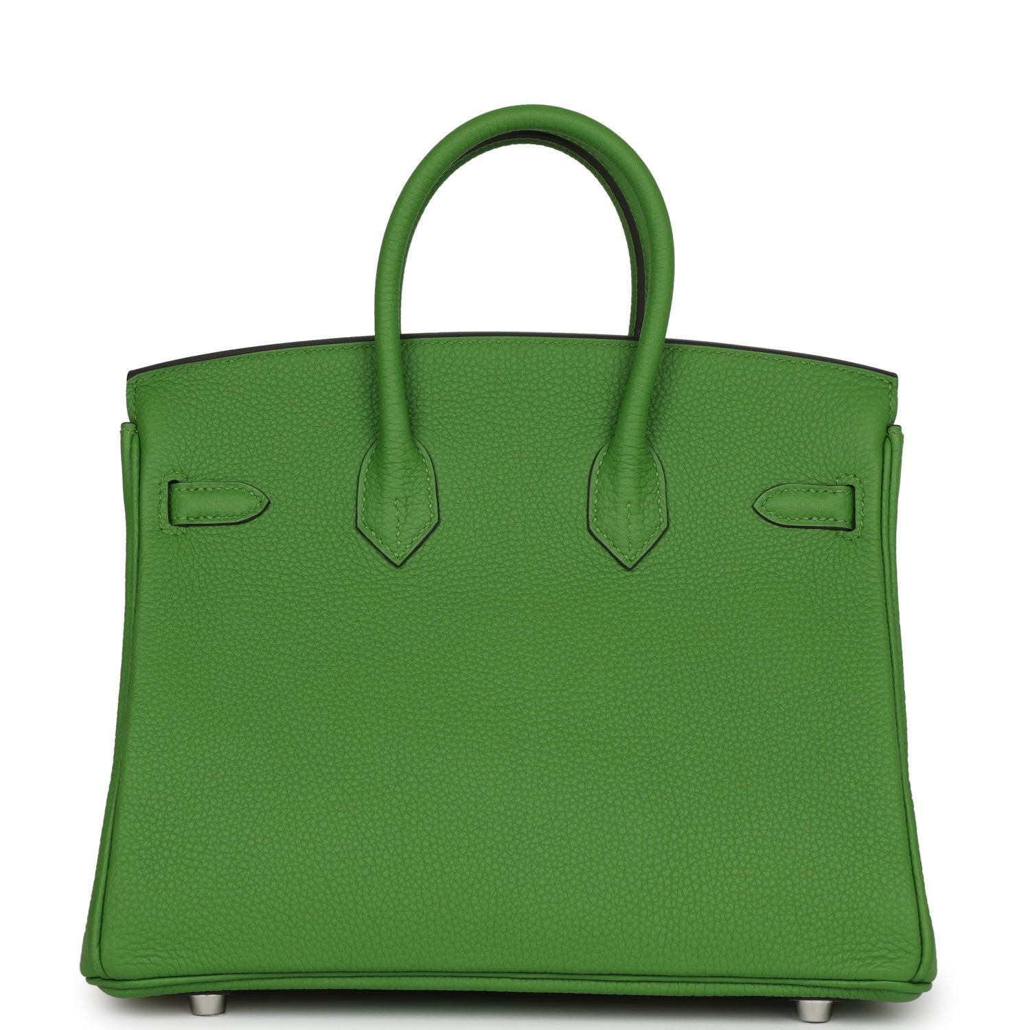 Birkin 25 Vert Yucca Togo Palladium Hardware Kilta bags