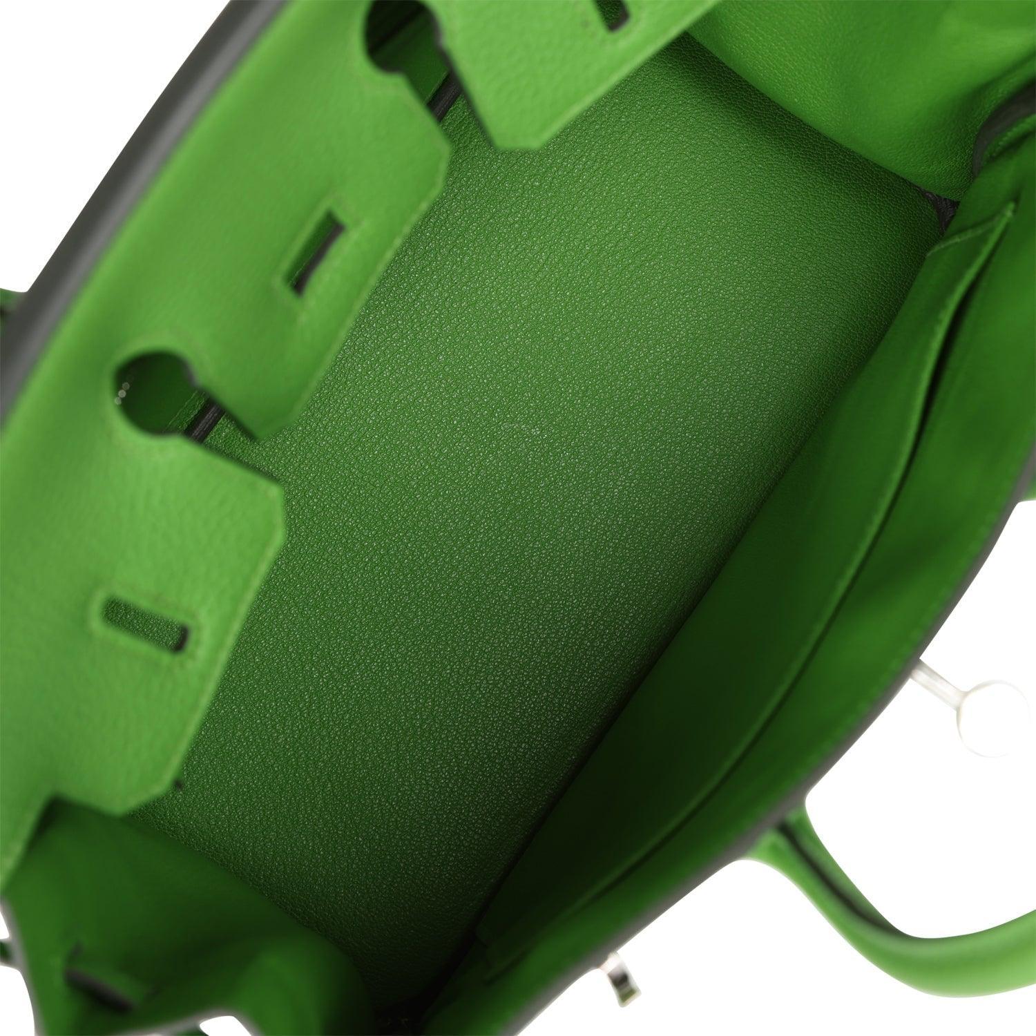Birkin 25 Vert Yucca Togo Palladium Hardware Kilta bags