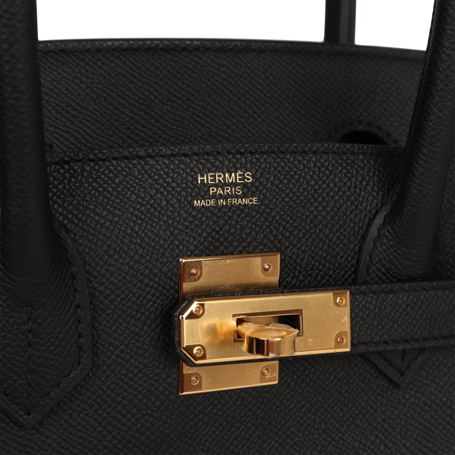 Birkin 30 Black Epsom Gold Hardware Kilta bags