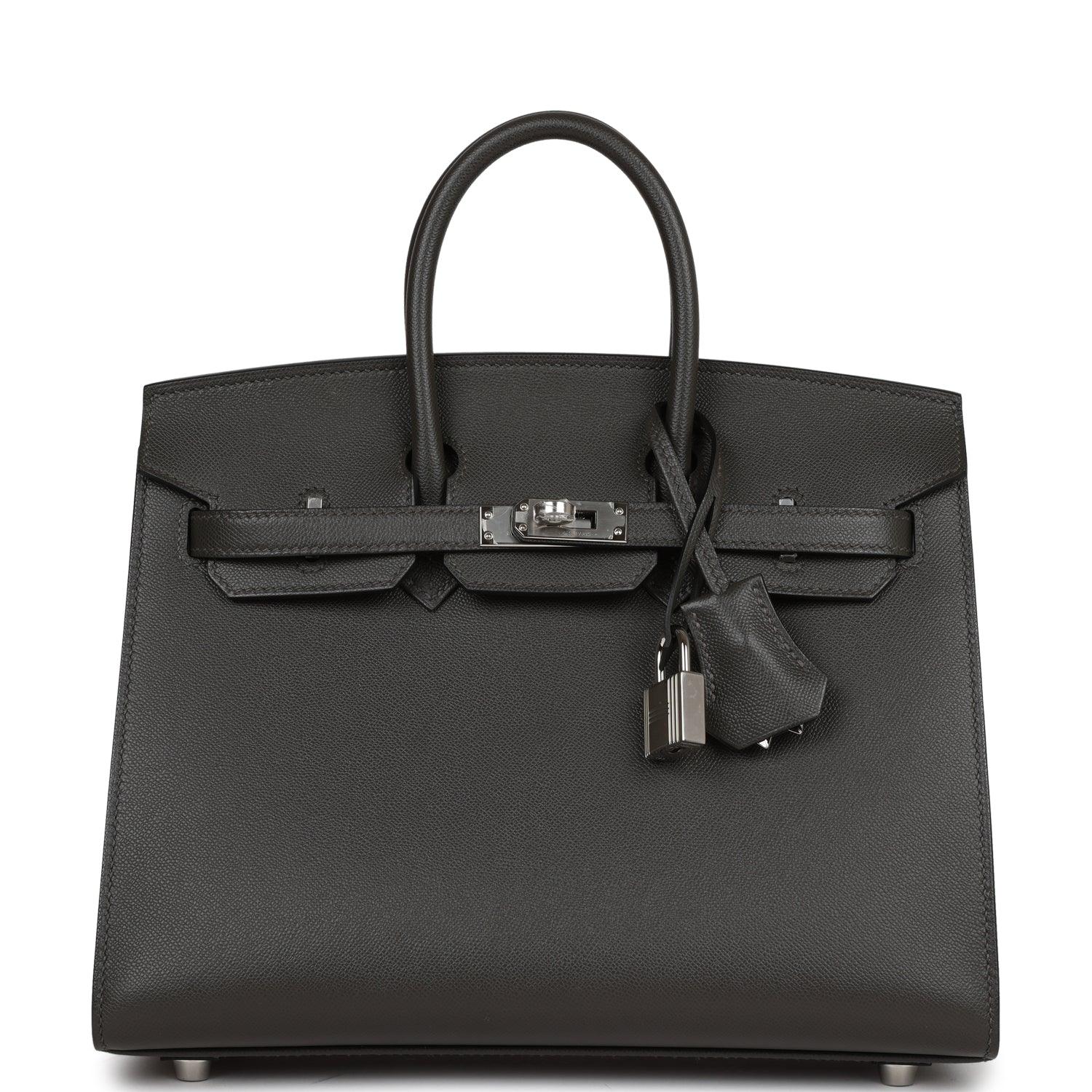 Birkin Sellier 25 Gris Meyer Madame Palladium Hardware Kilta bags