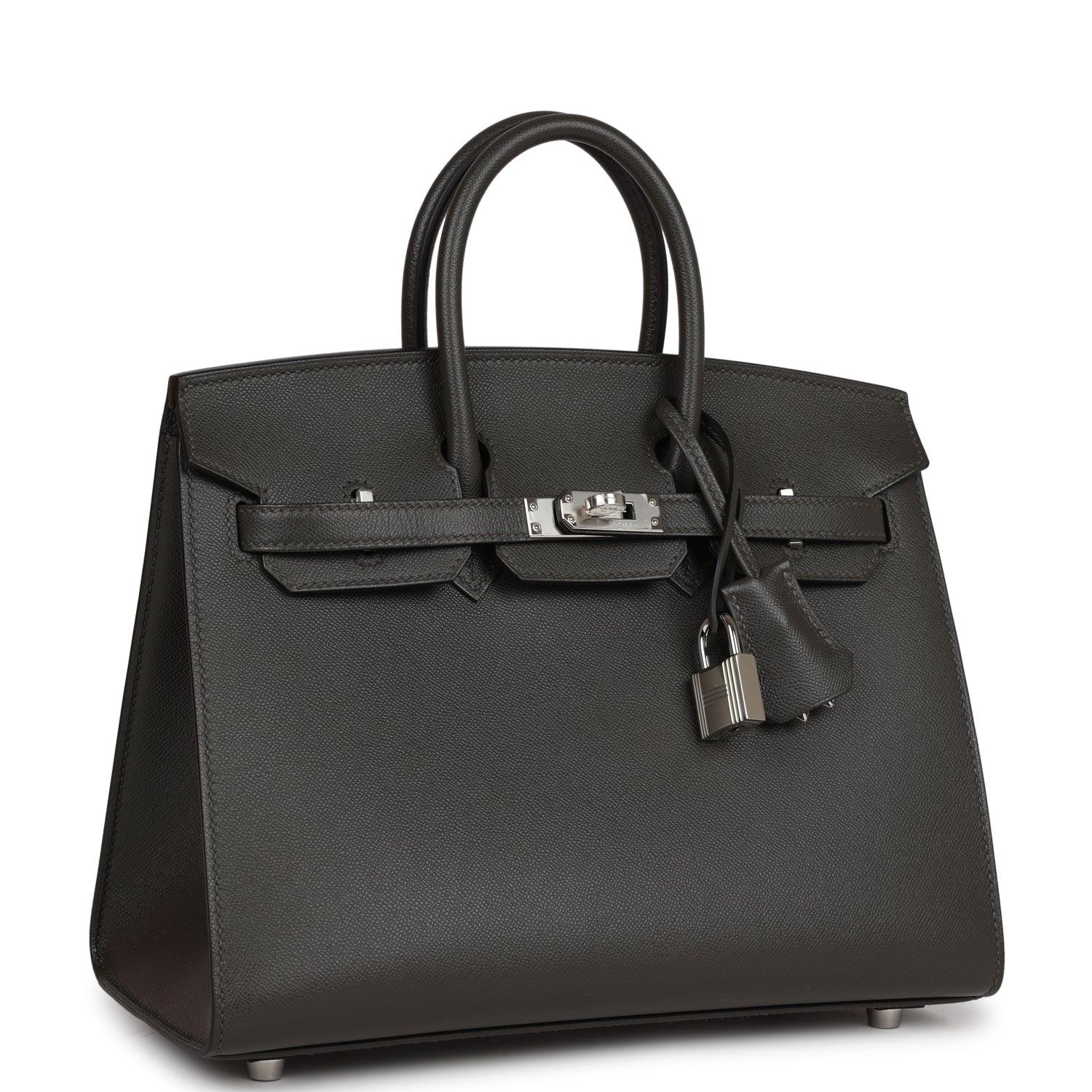 Birkin Sellier 25 Gris Meyer Madame Palladium Hardware Kilta bags