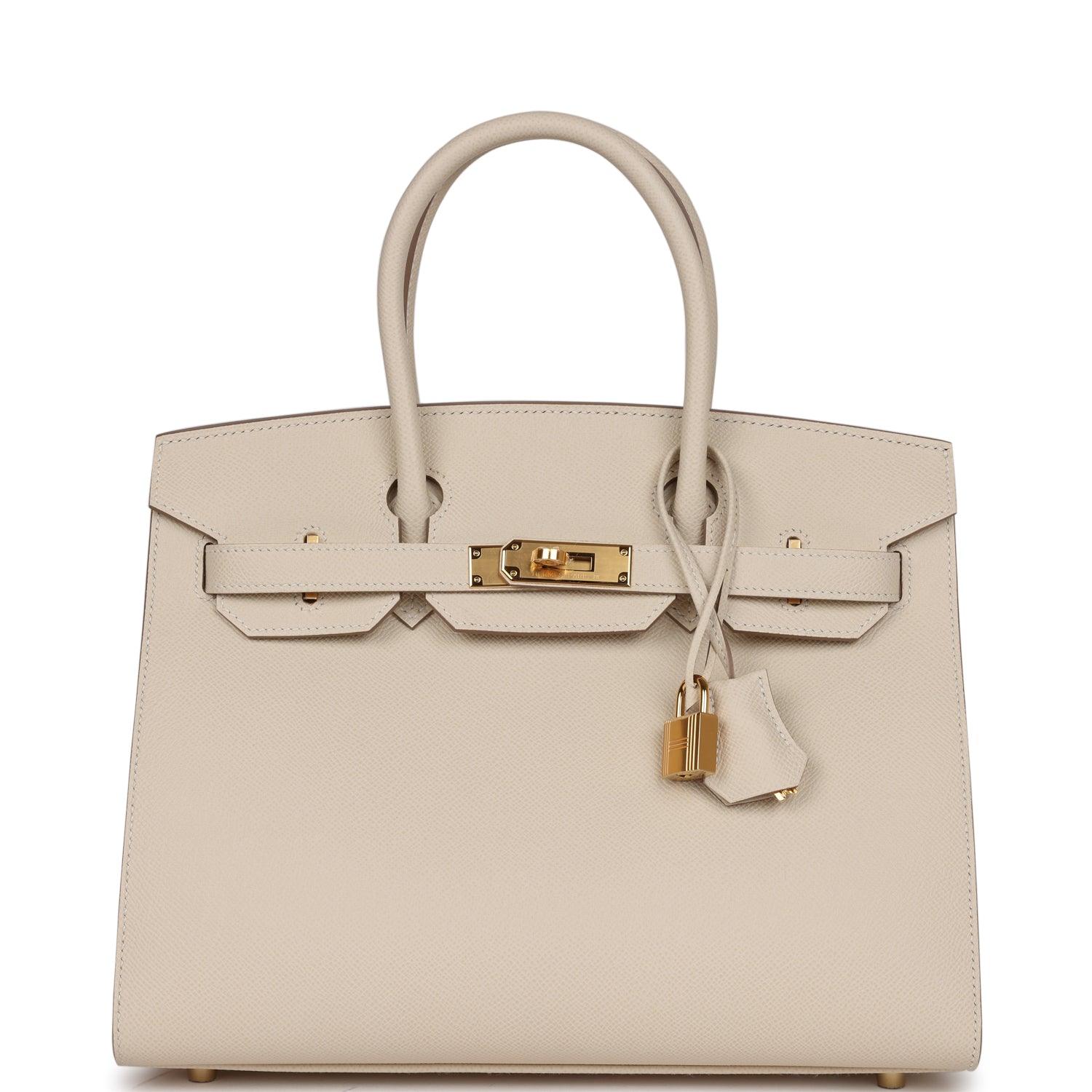 Birkin Sellier 30 Craie Epsom Gold Hardware Kilta bags