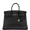 HRMS Birkin 35 Black Epsom Palladium Hardware Kilta bags