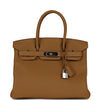 Birkin 30 Bronze D'Or Verso Togo Palladium Hardware Kilta bags