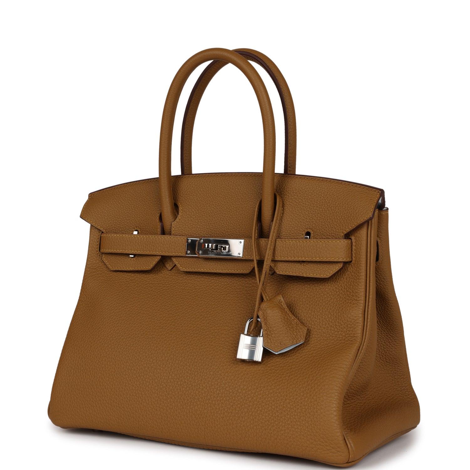 Birkin 30 Bronze D'Or Verso Togo Palladium Hardware Kilta bags