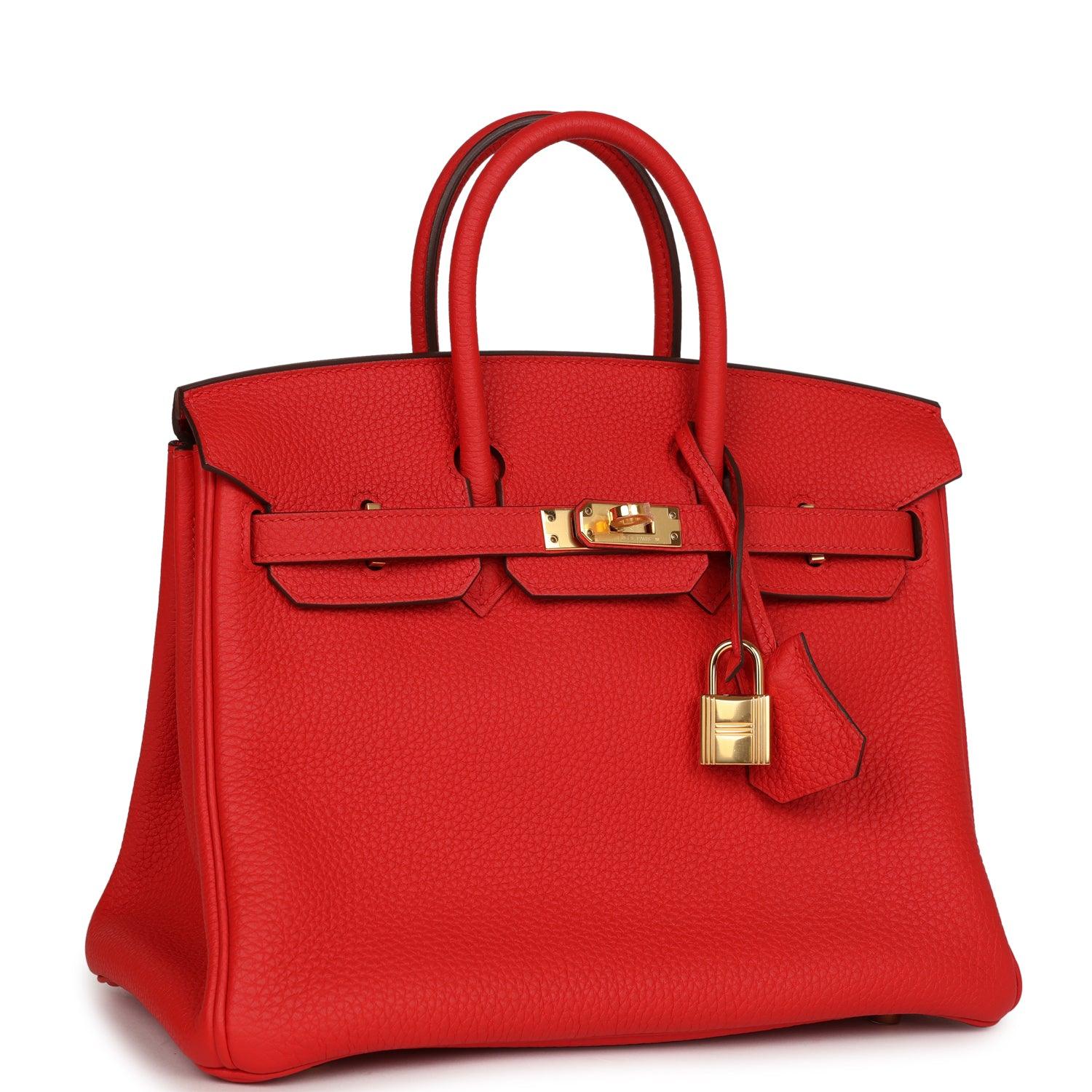 Birkin 25 Rouge de Coeur Togo Gold Hardware Kilta bags