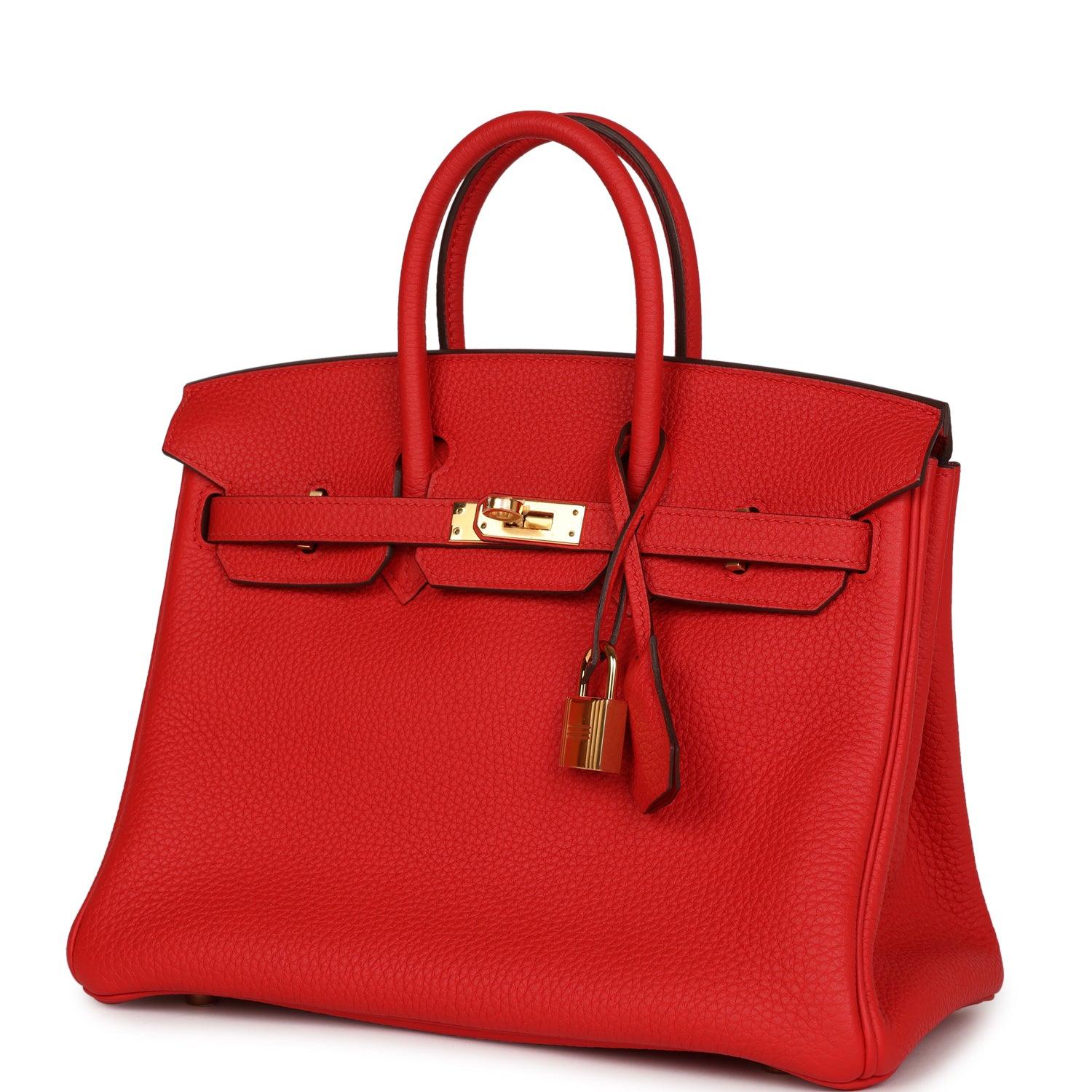 Birkin 25 Rouge de Coeur Togo Gold Hardware Kilta bags