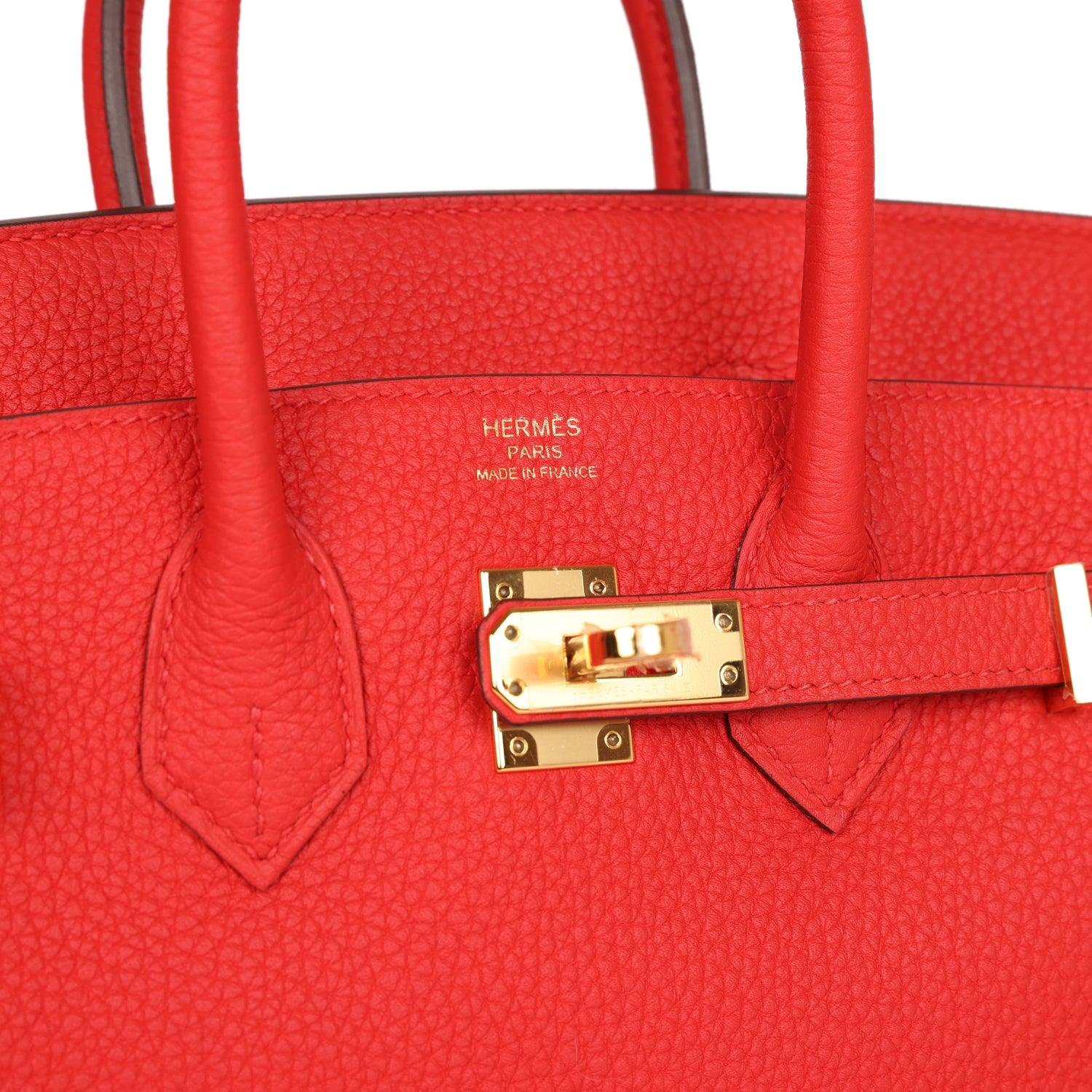 Birkin 25 Rouge de Coeur Togo Gold Hardware Kilta bags