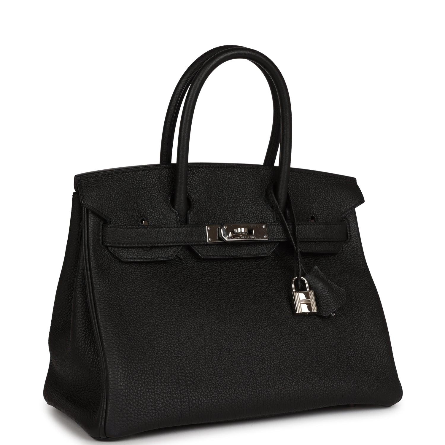 Birkin 30 Black Togo Palladium Hardware Kilta bags