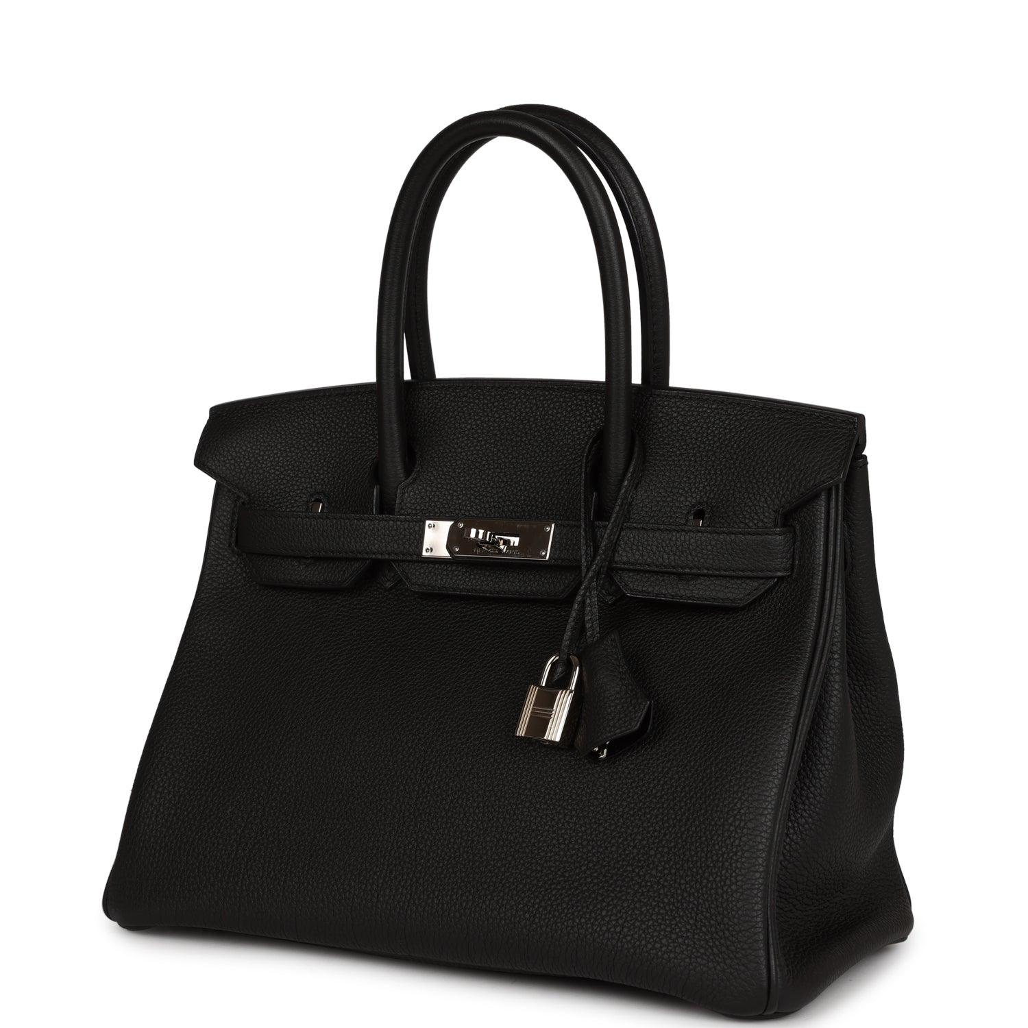 Birkin 30 Black Togo Palladium Hardware Kilta bags