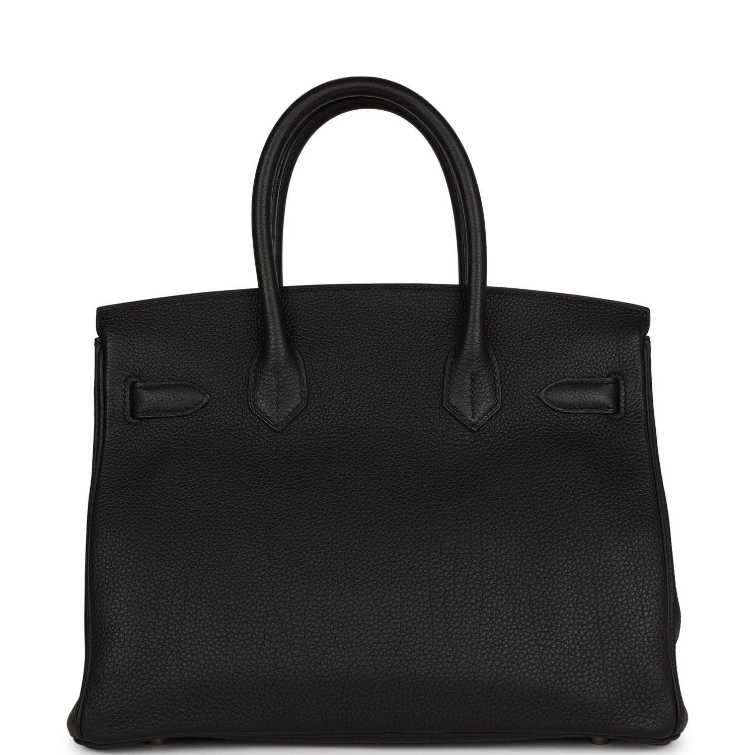 Birkin 30 Black Togo Palladium Hardware Kilta bags