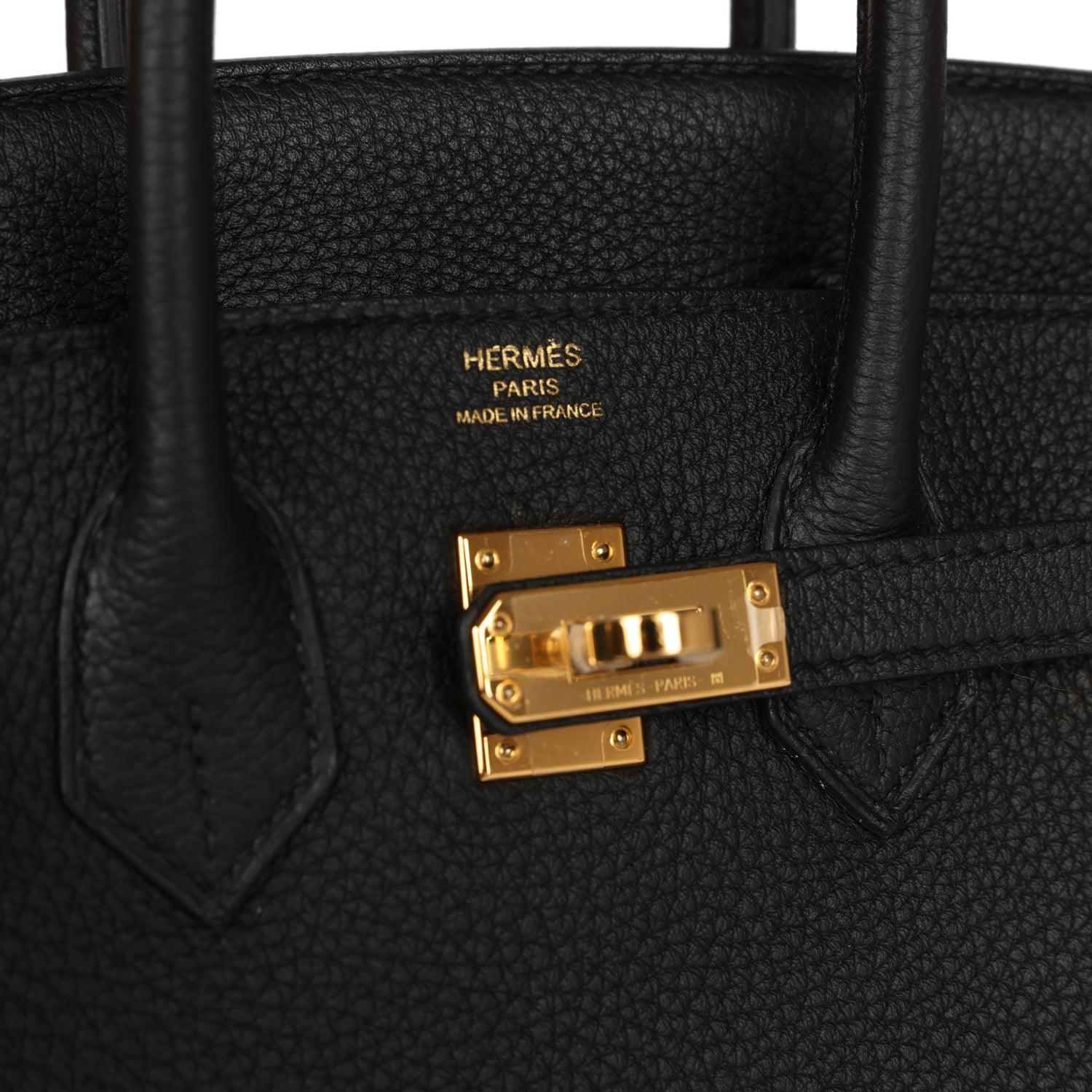 Birkin 25 Black Togo Gold Hardware Kilta bags