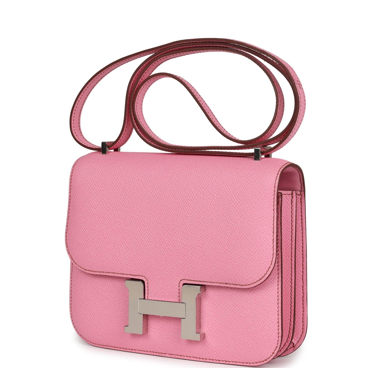 Constance 18 Bubblegum Epsom Palladium Hardware Kilta bags