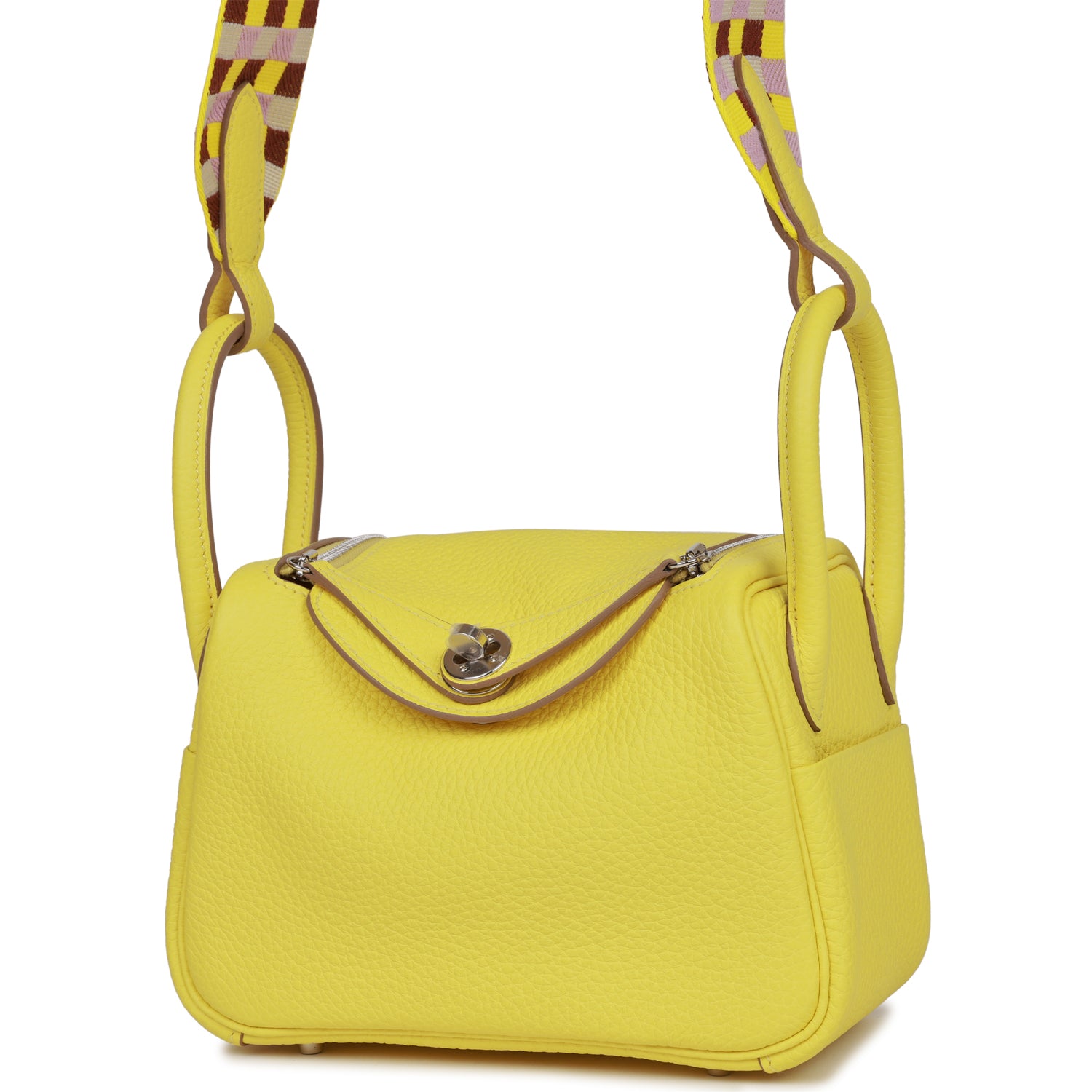 Mini Lindy Lime Clemence Palladium Hardware Kilta bags