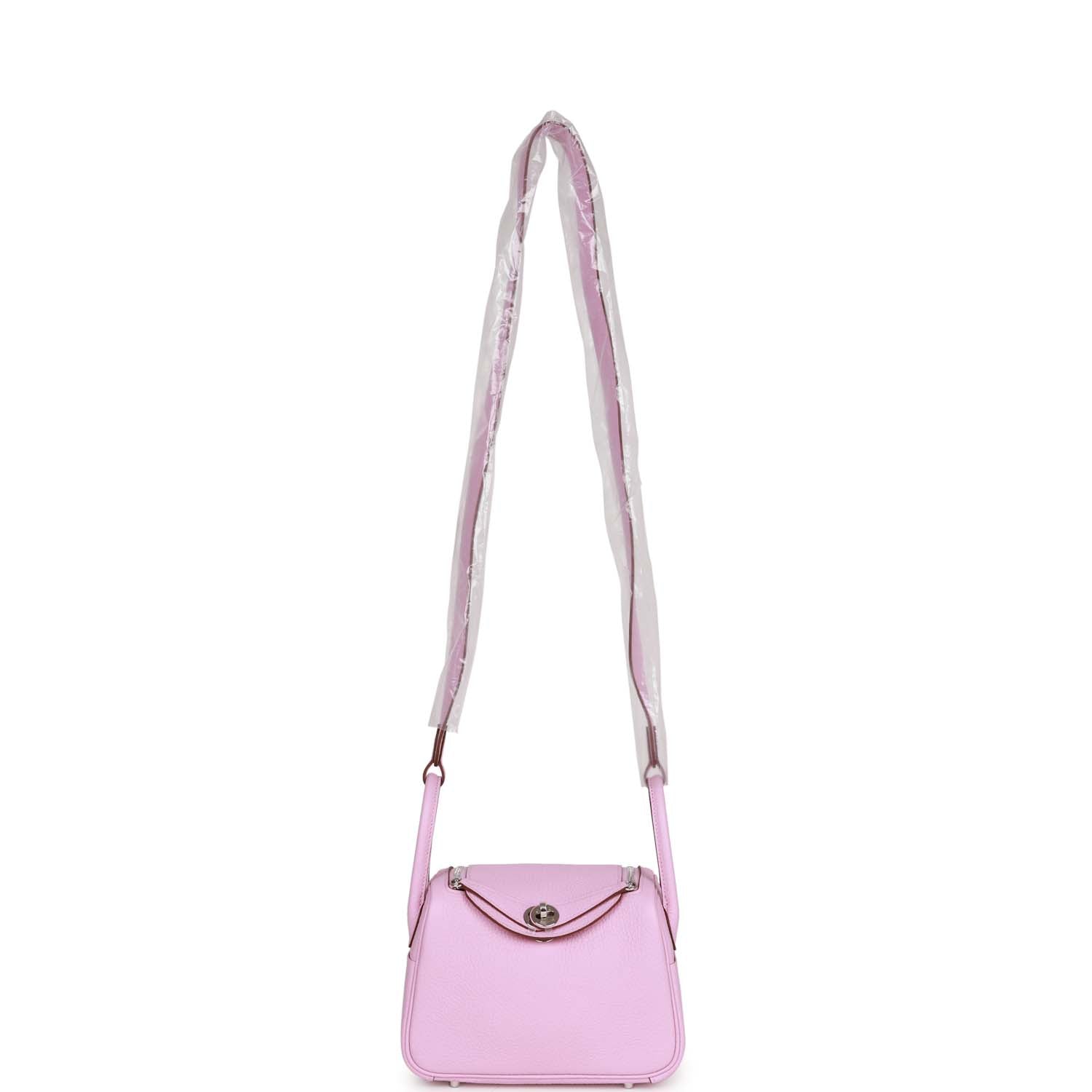 Mini Lindy Mauve Sylvestre Clemence Palladium Hardware Kilta bags