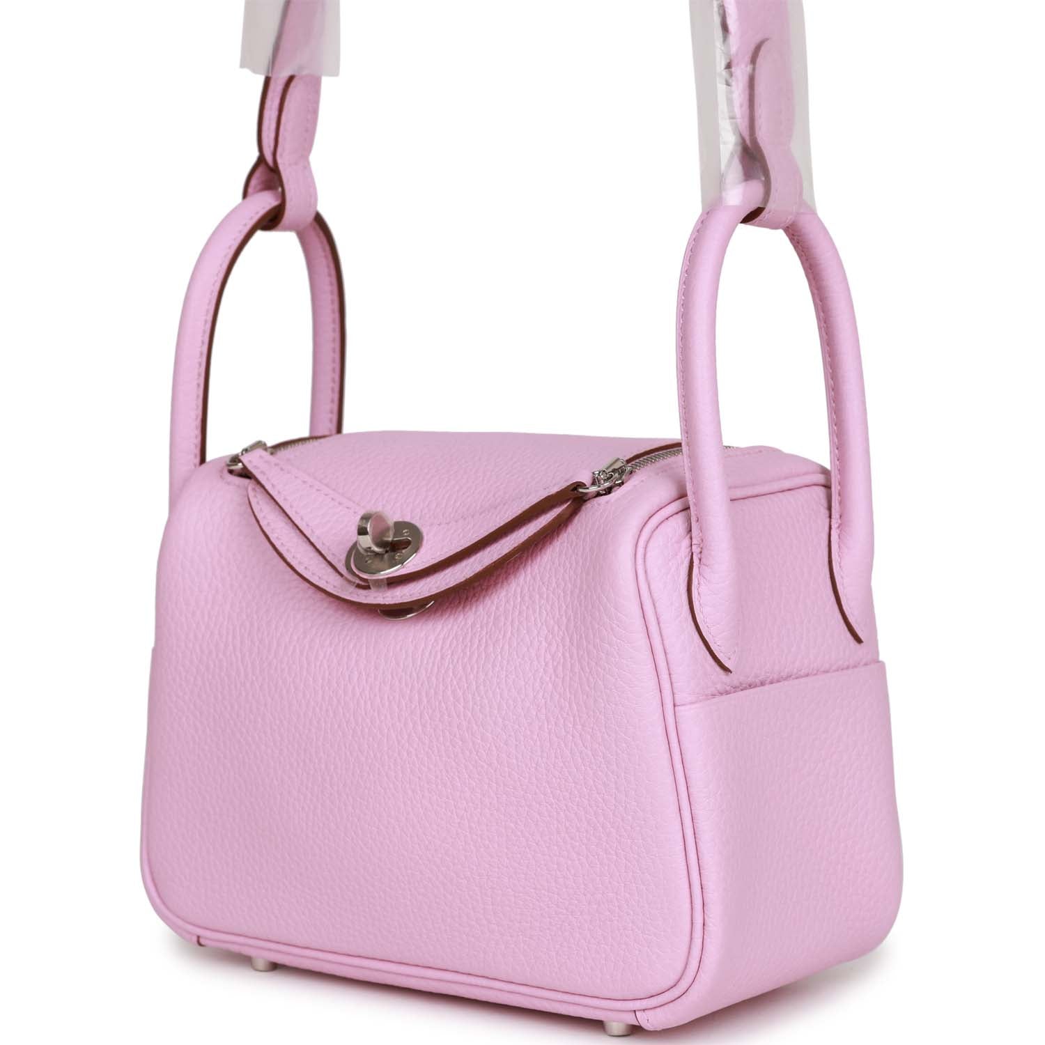 Mini Lindy Mauve Sylvestre Clemence Palladium Hardware Kilta bags