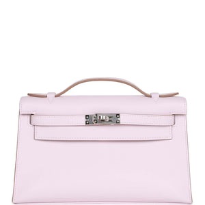 Kelly Pochette Mauve Pale Swift Palladium Hardware Kilta bags