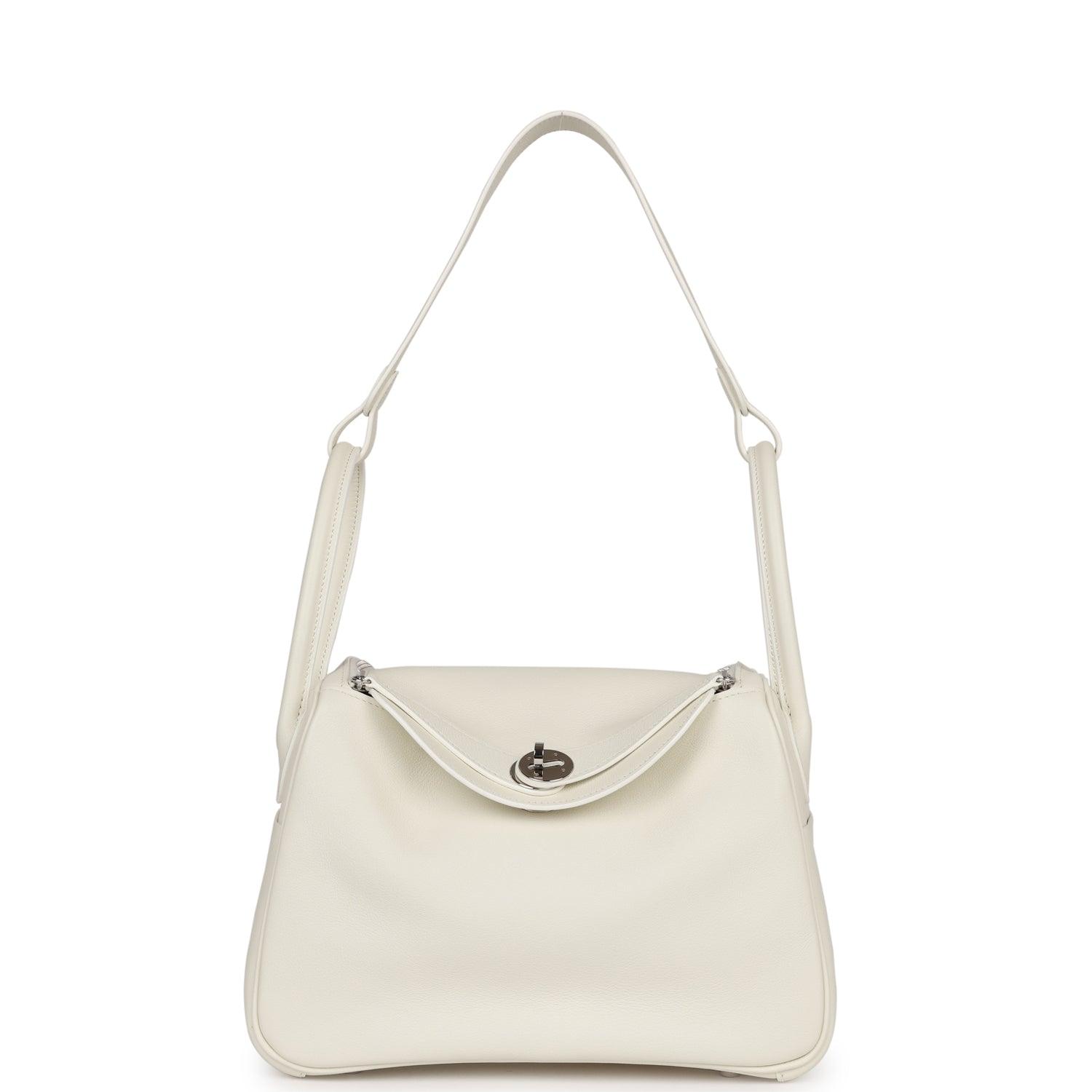 Lindy 26 White Evercolor Palladium Hardware Kilta bags