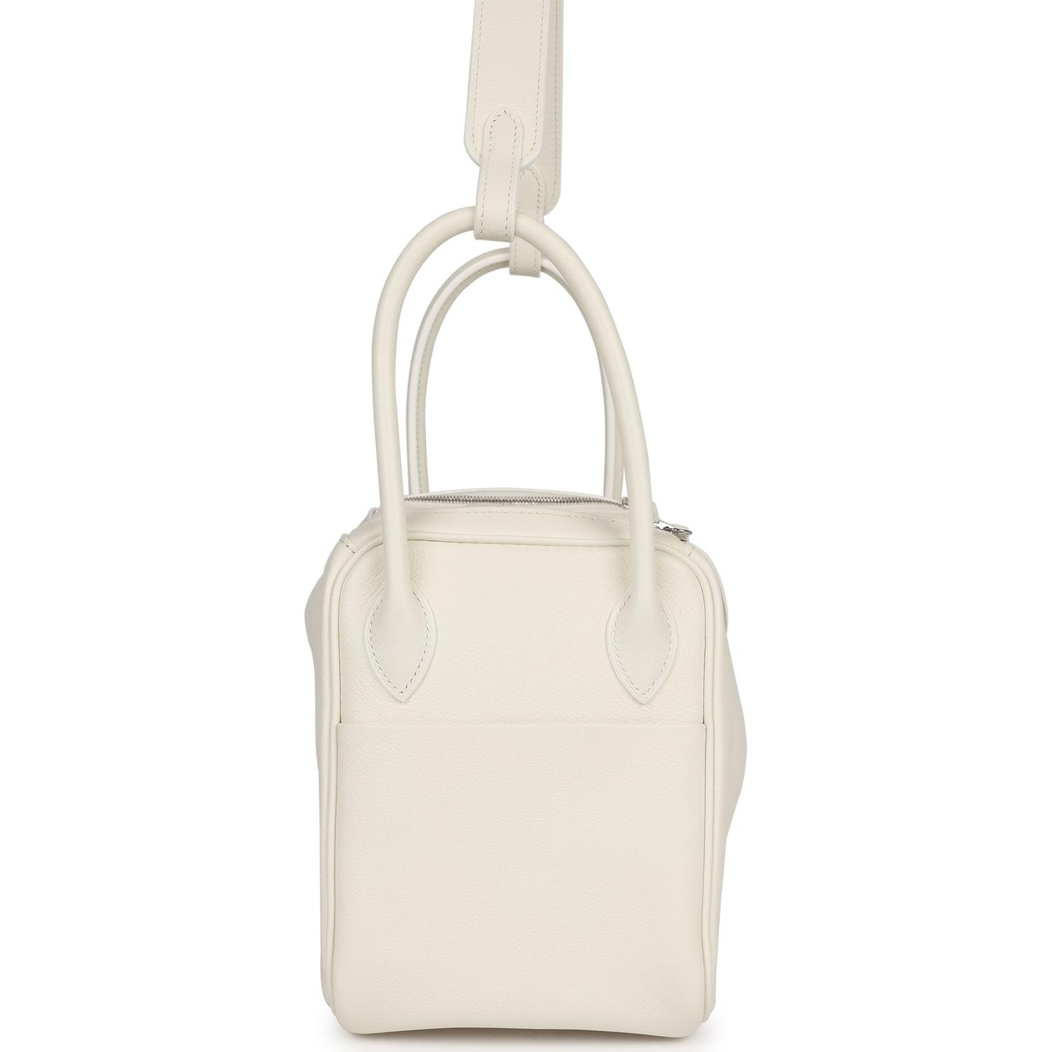 Lindy 26 White Evercolor Palladium Hardware Kilta bags