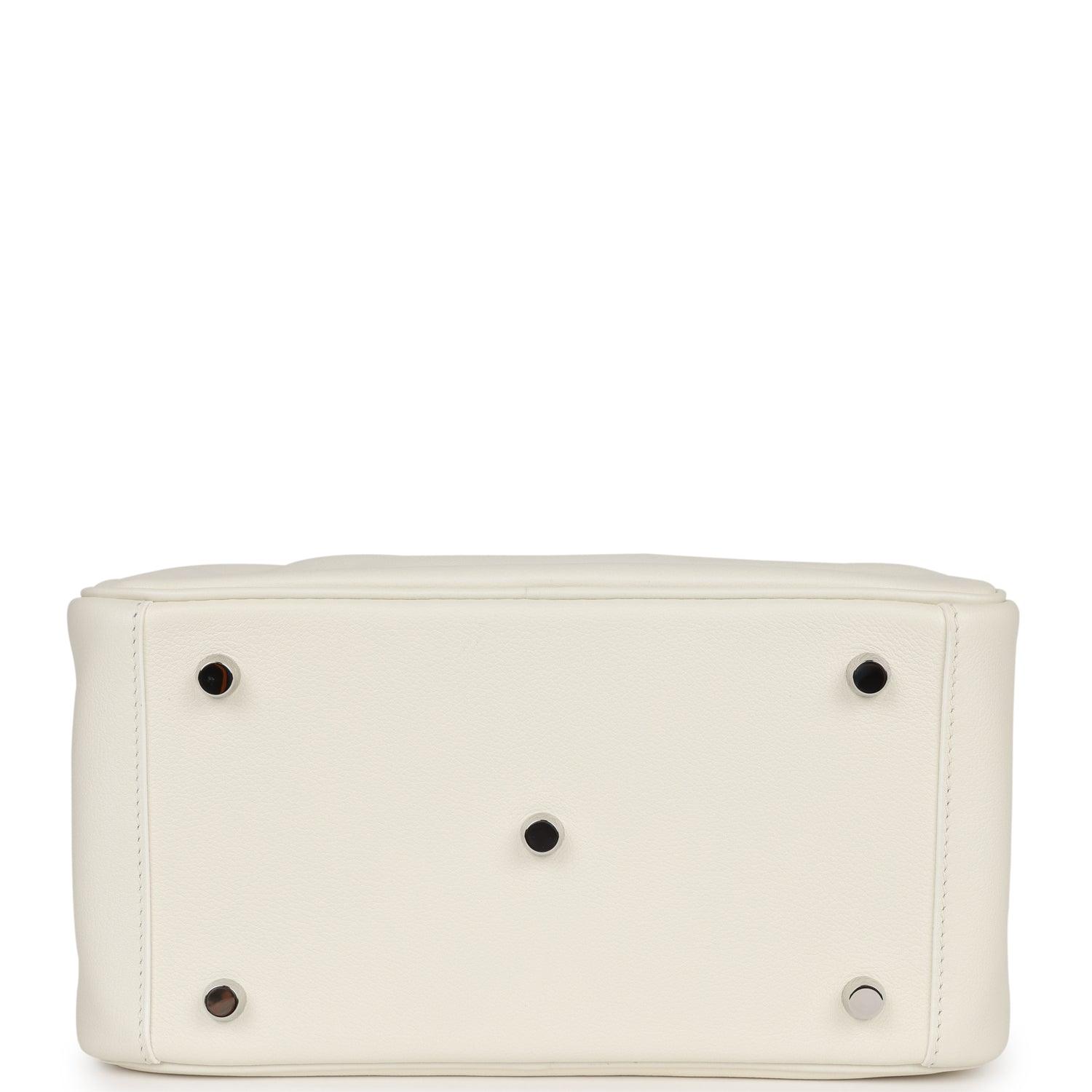 Lindy 26 White Evercolor Palladium Hardware Kilta bags