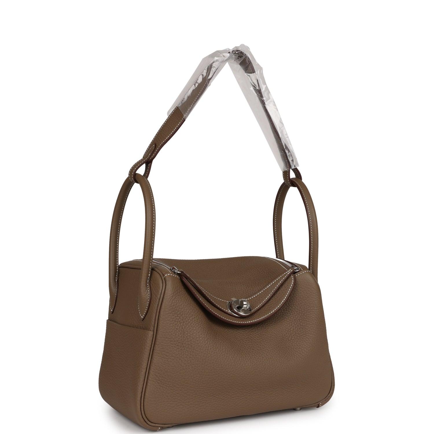 Lindy 26 Etoupe Clemence Palladium Hardware Kilta bags