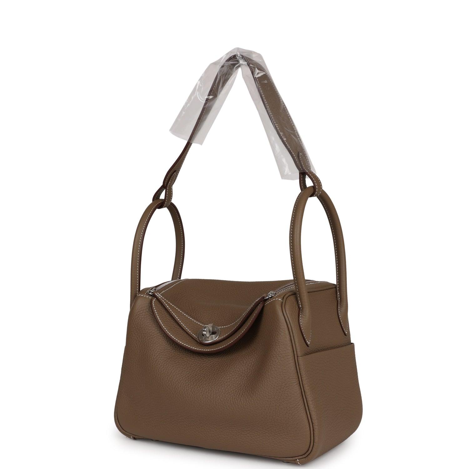 Lindy 26 Etoupe Clemence Palladium Hardware Kilta bags